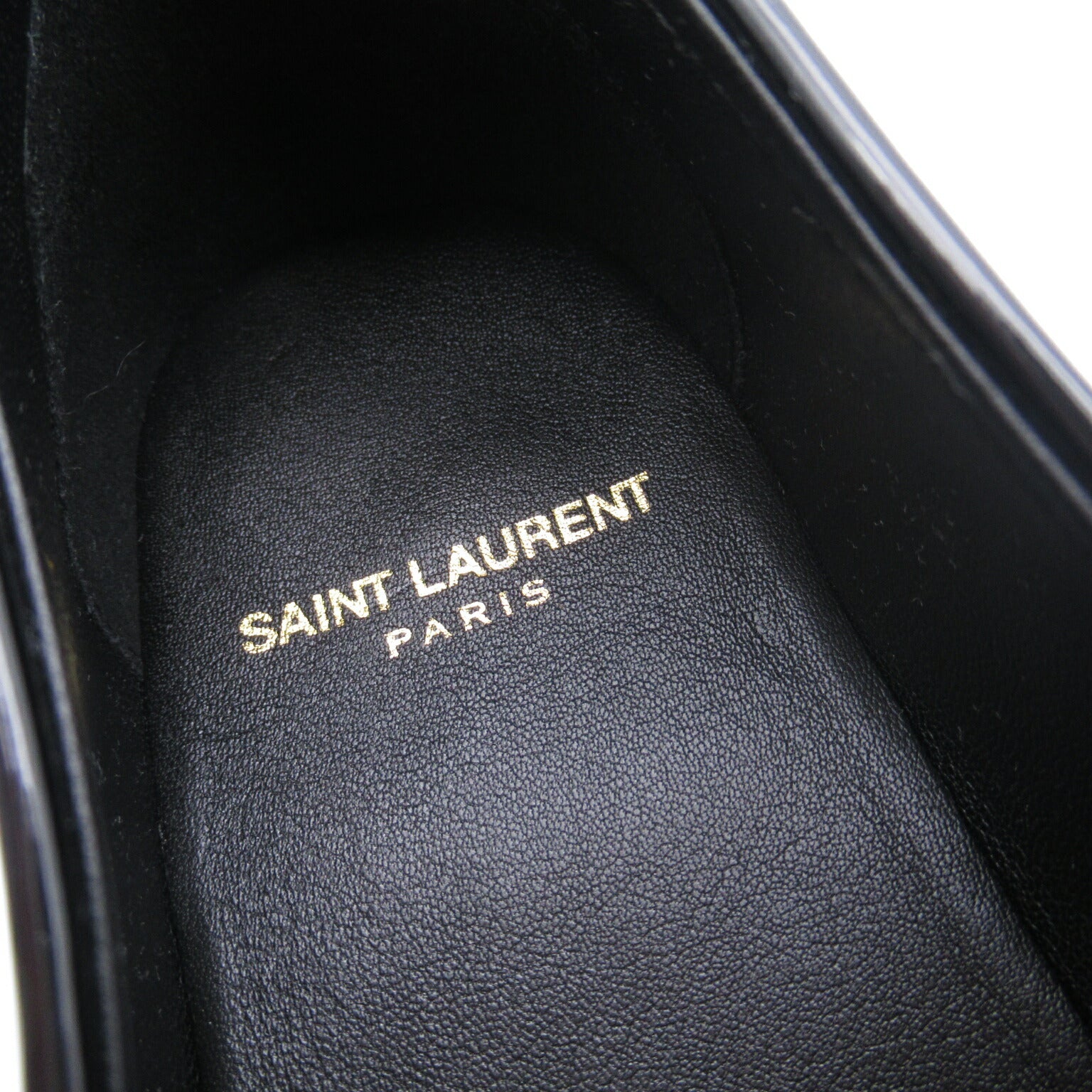 Saint Laurent Patent Loafers Black 670231