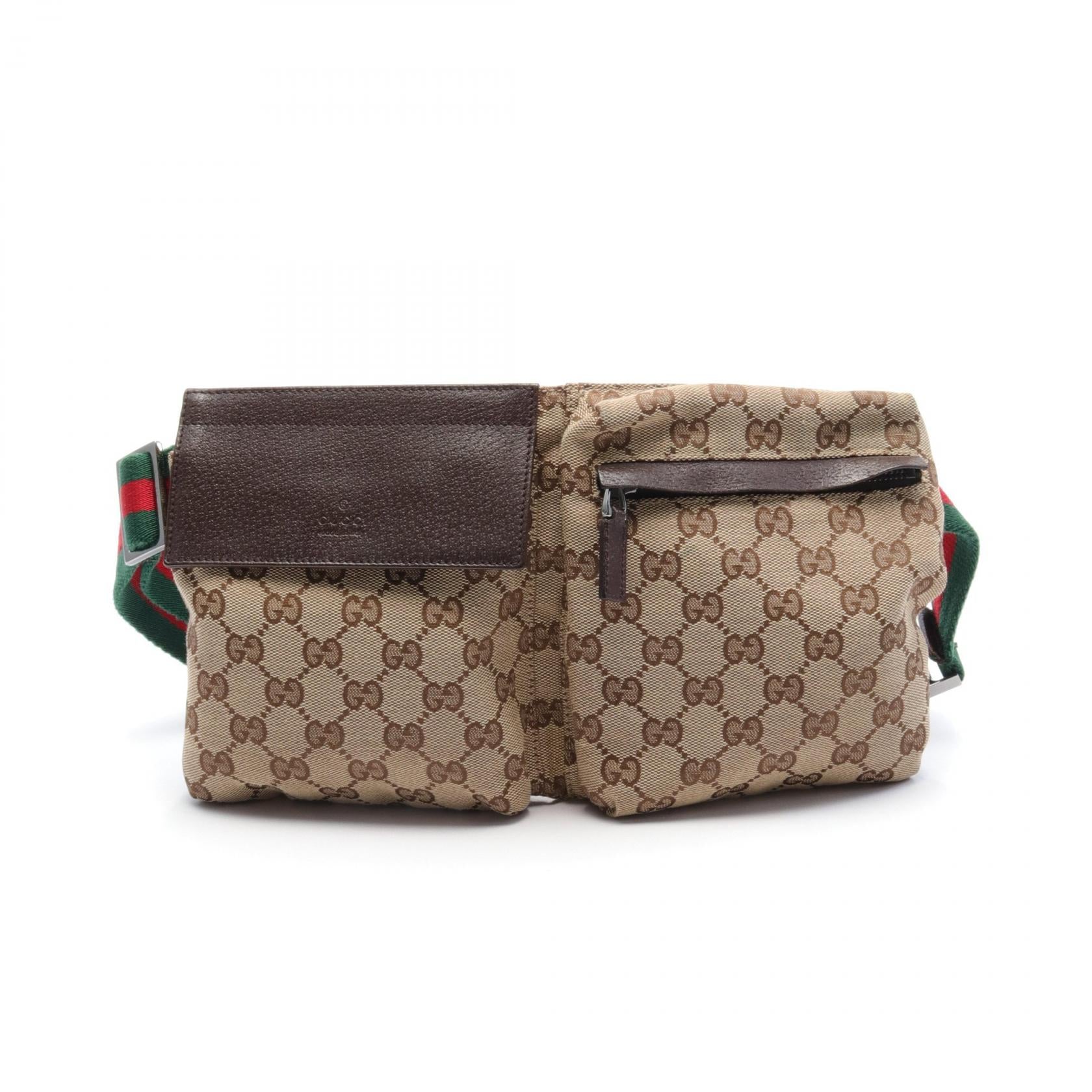 Gucci Canvas Leather Waist Bag 200905