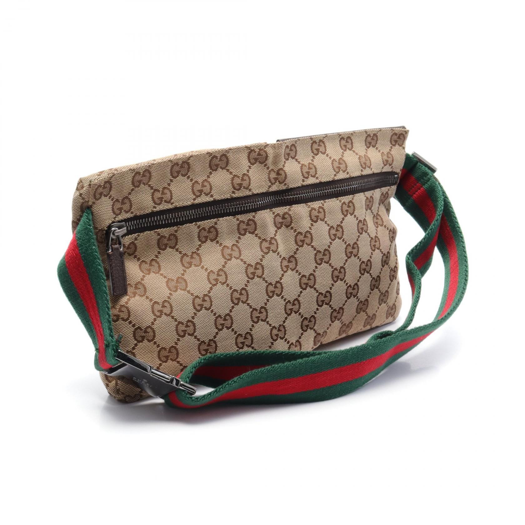 Gucci Canvas Leather Waist Bag 200905