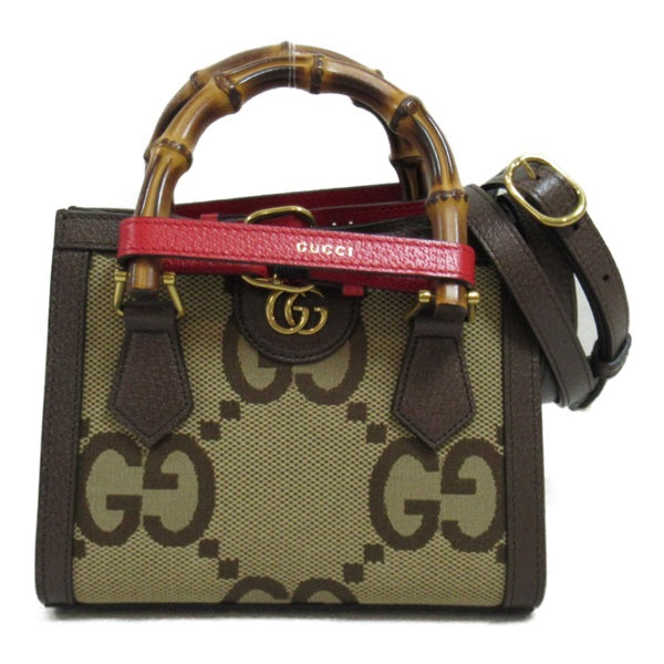 Gucci Jumbo GG 2Way Tote Bag Canvas Tote Bag 655661 in Great Condition