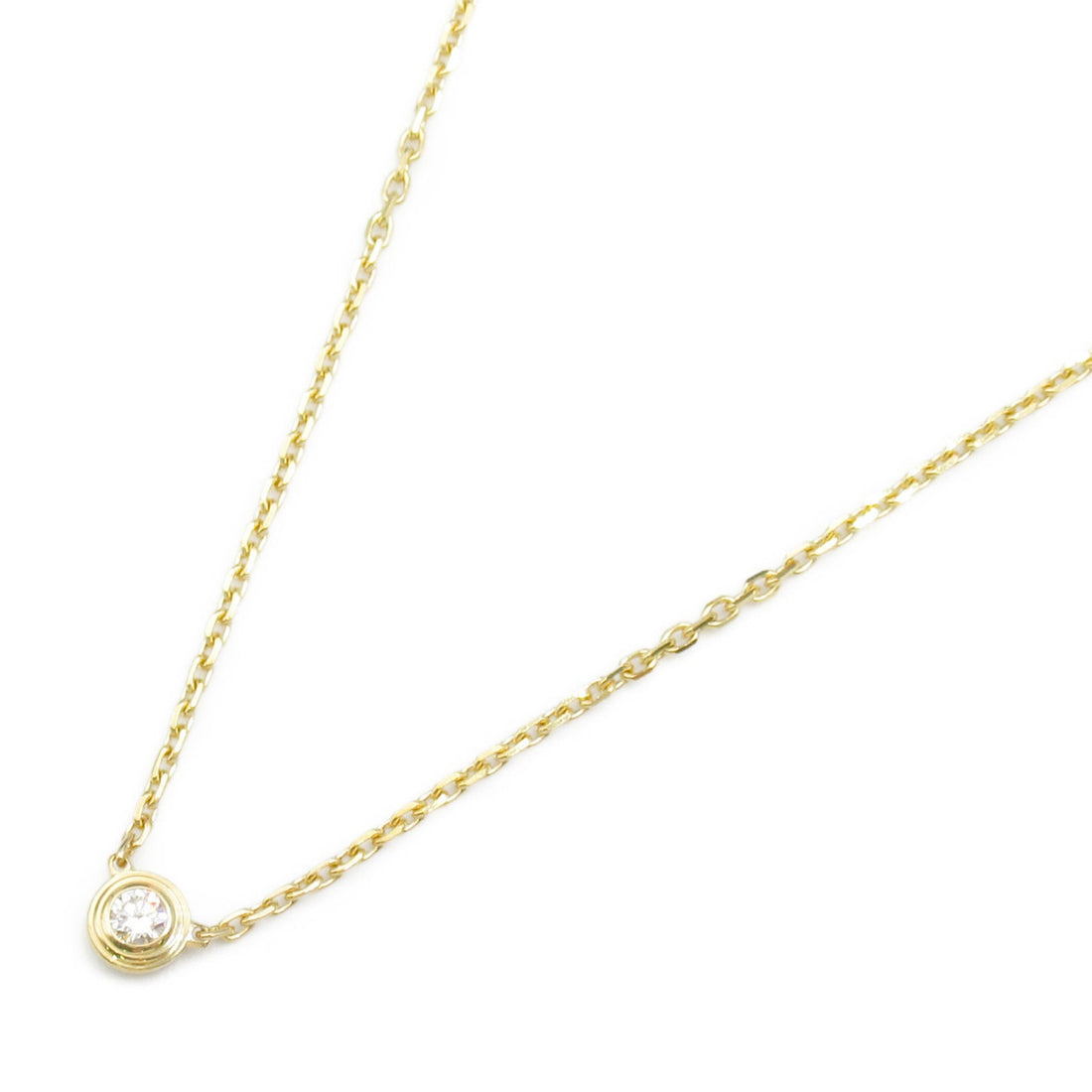 Cartier K18 Gold Diamond Necklace