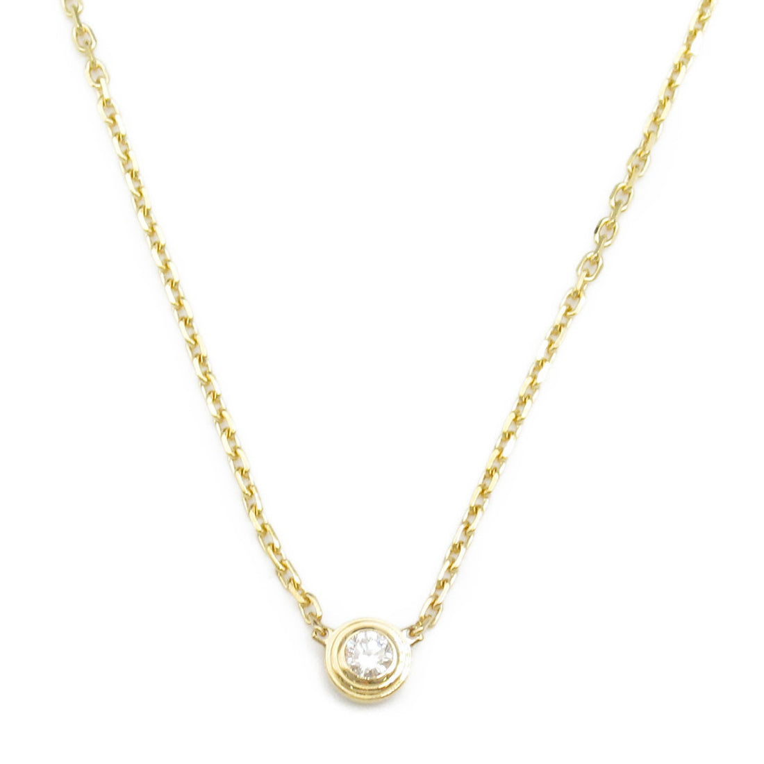 Cartier K18 Gold Diamond Necklace