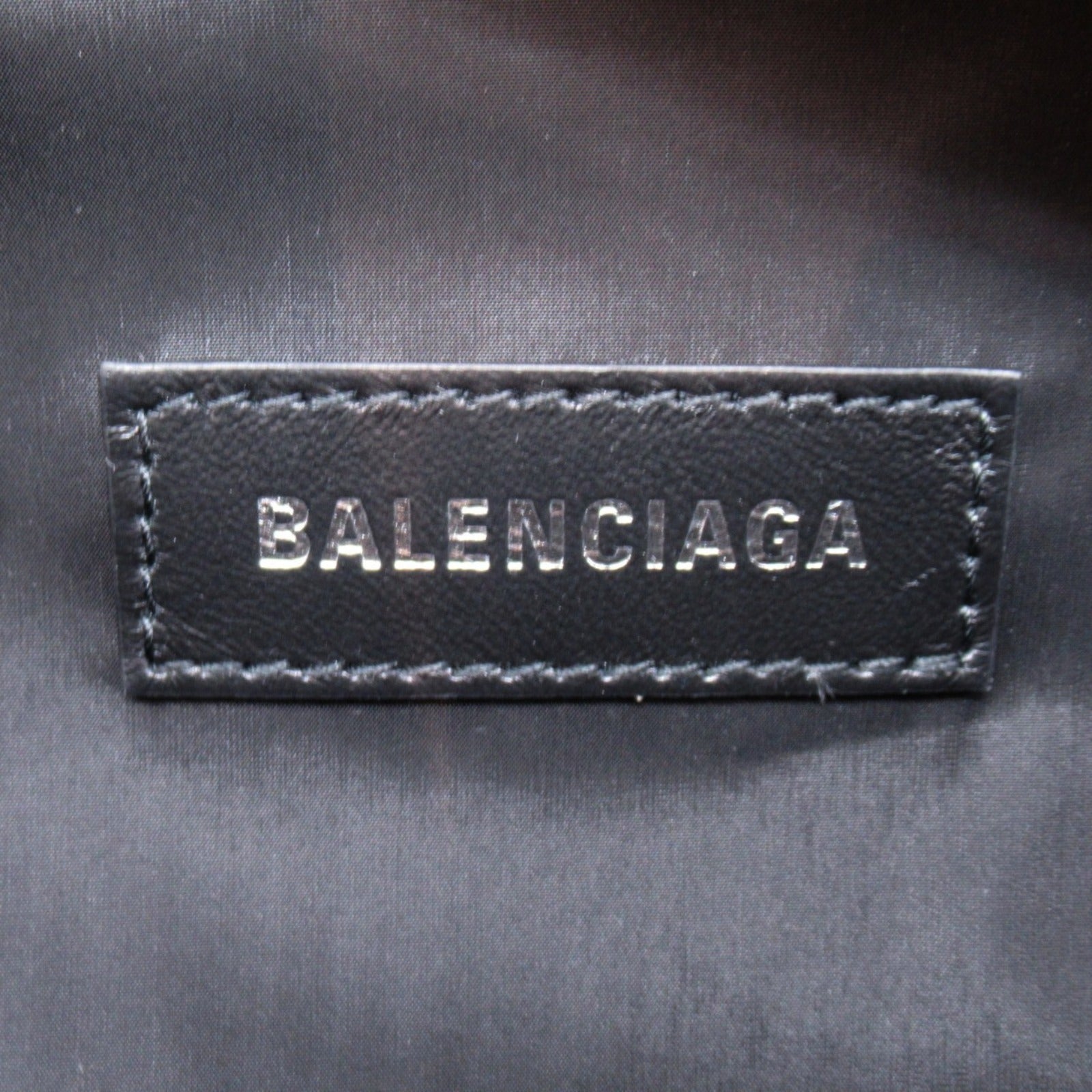 Balenciaga Nylon Waist Bag Body Bag Black