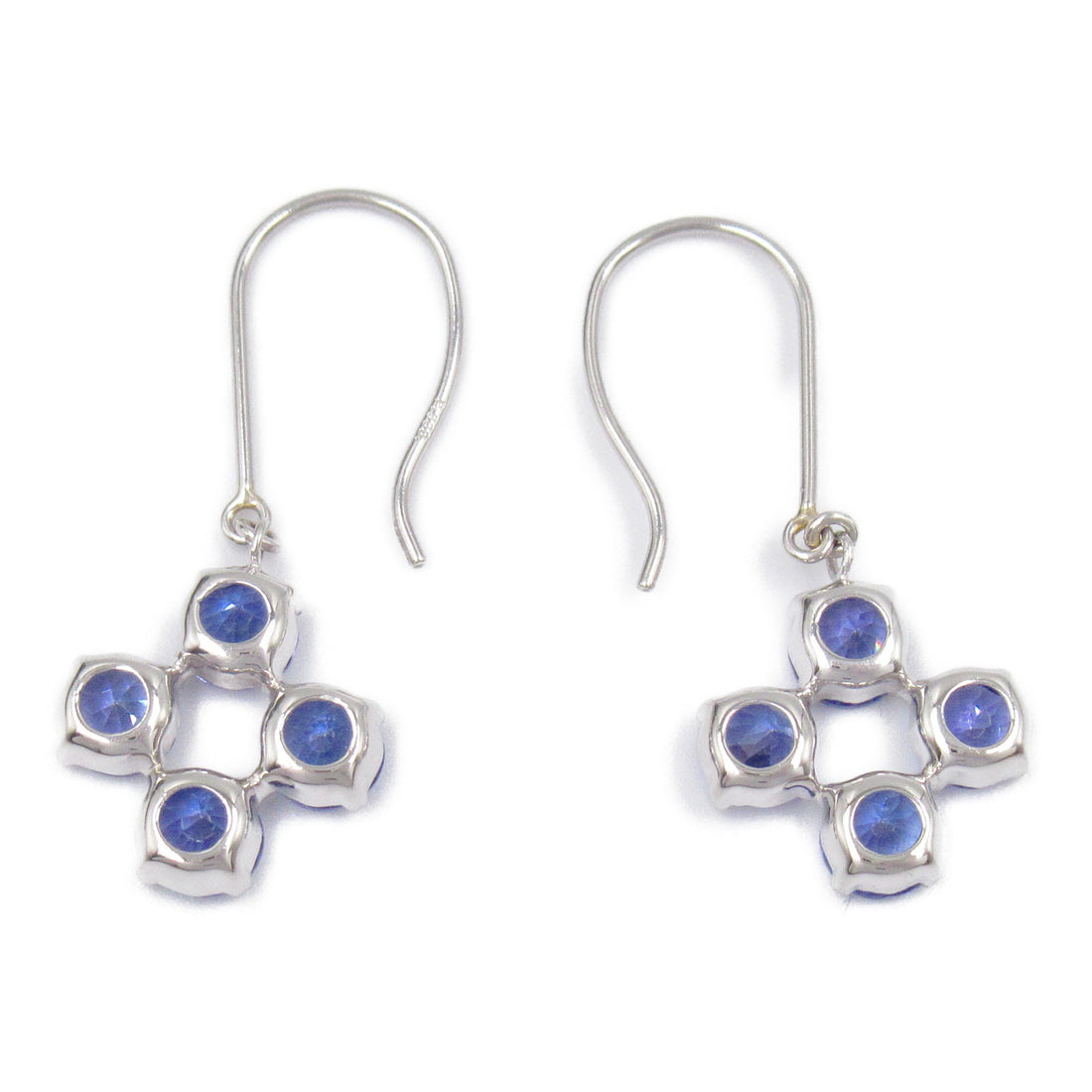 Tanzanite Earrings Pt900 Platinum Jewelry