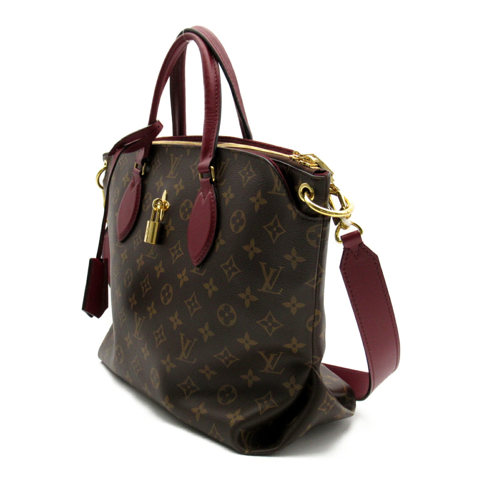 Louis Vuitton Flower Zip Tote MM Monogram Bag