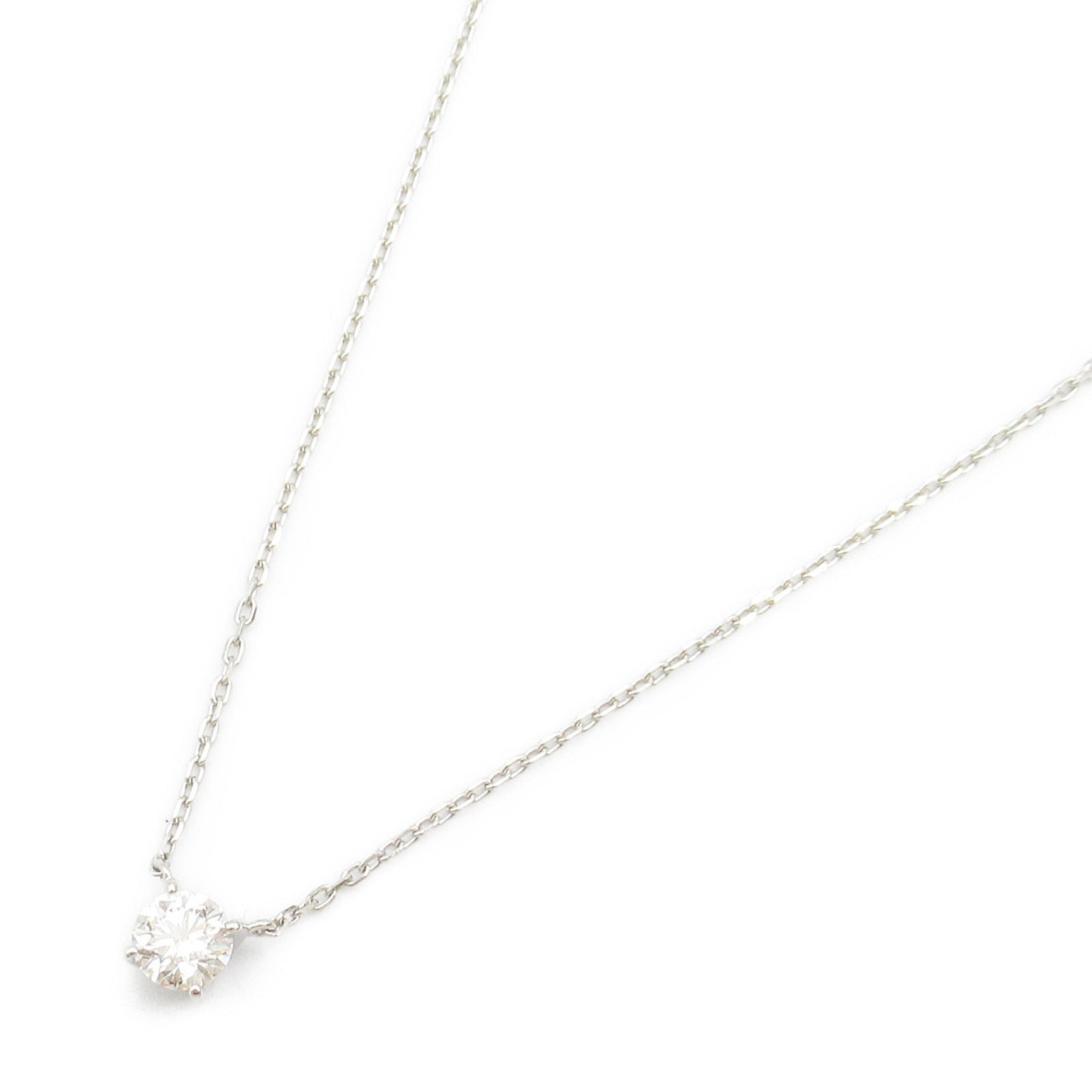 4℃ Diamond Necklace Pt850 Platinum