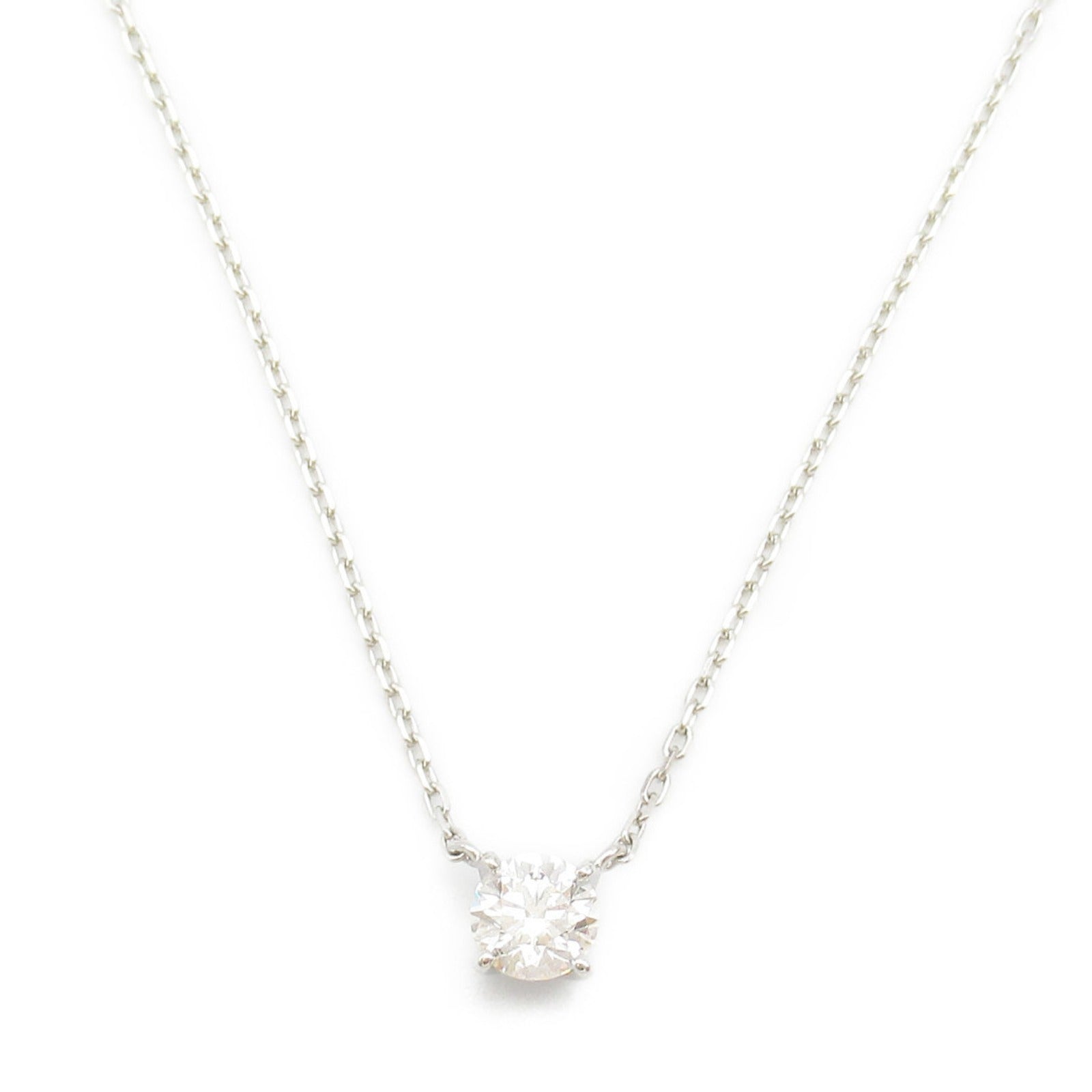 4℃ Diamond Necklace Pt850 Platinum