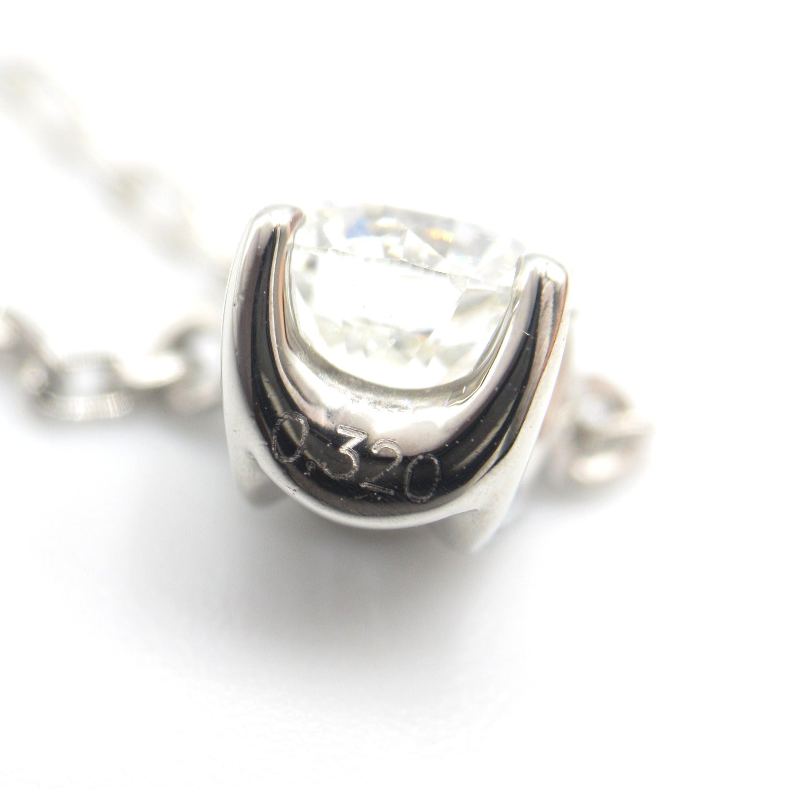 4℃ Diamond Necklace Pt850 Platinum