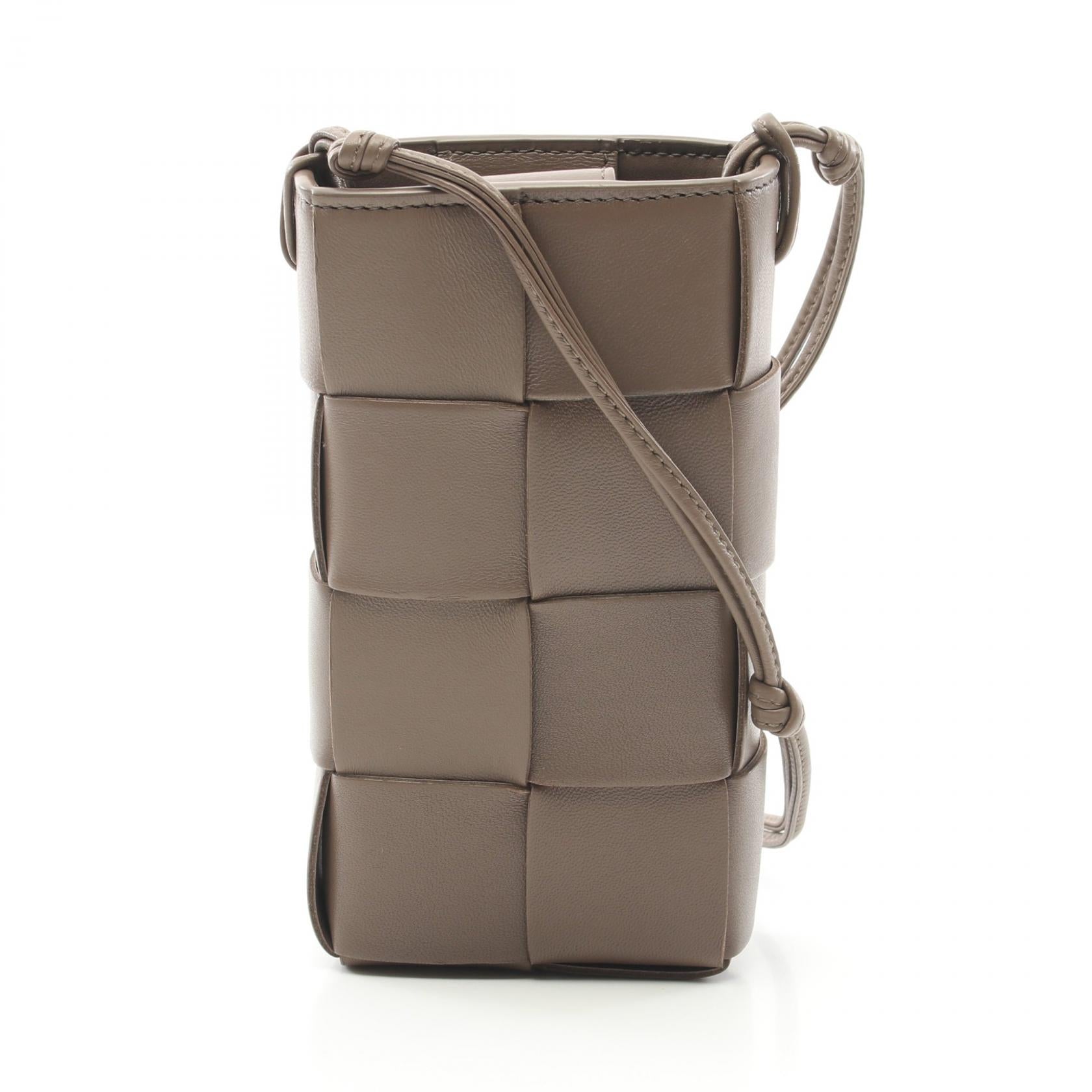 Bottega Veneta Leather Mini Phone Crossbody Bag