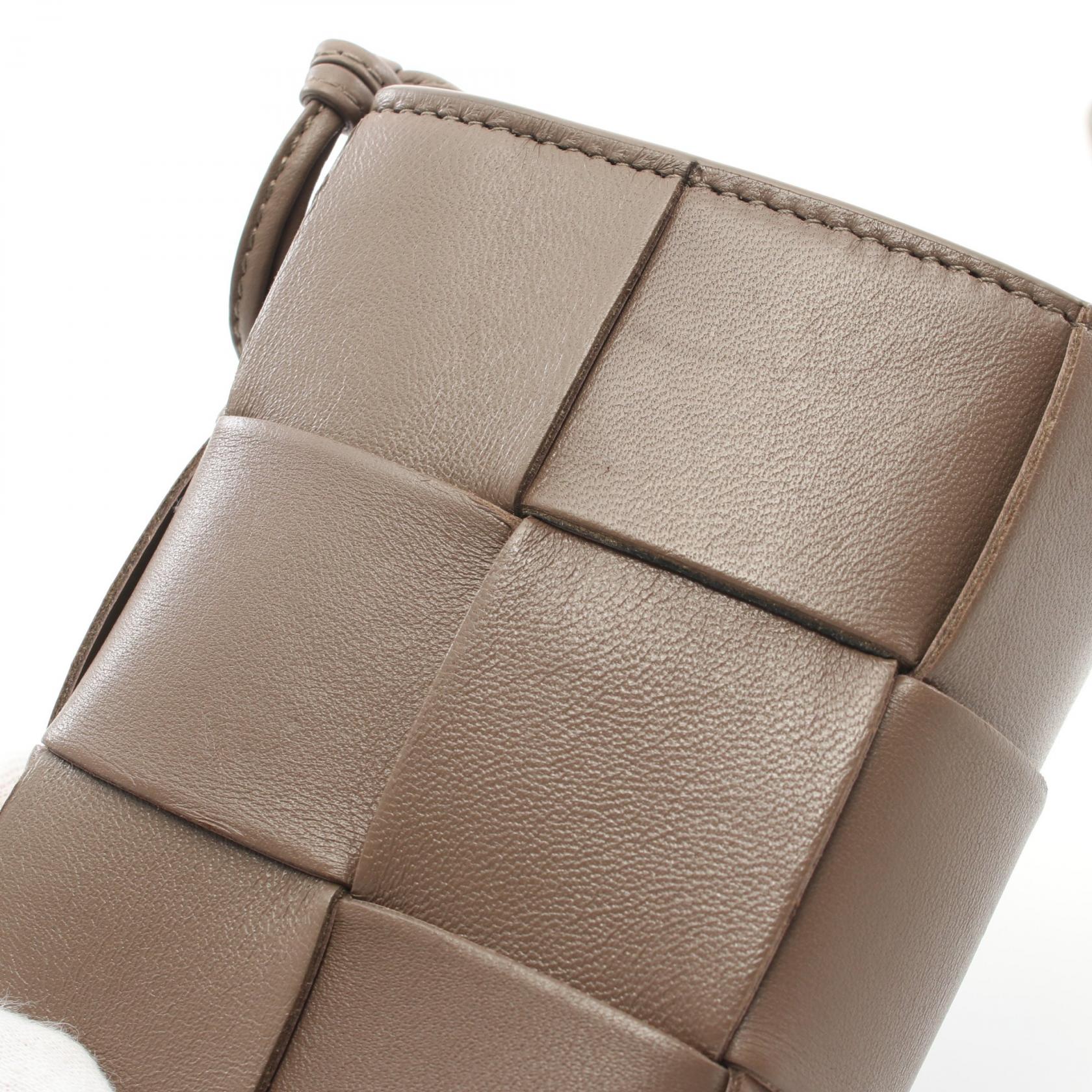 Bottega Veneta Leather Mini Phone Crossbody Bag