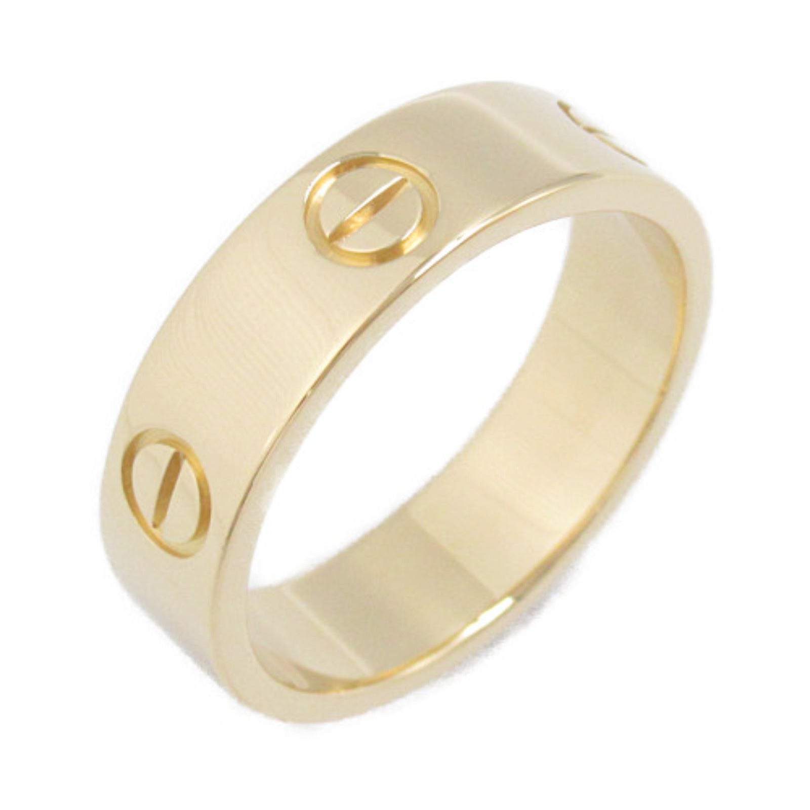 Cartier Love Ring K18 Yellow Gold Jewelry