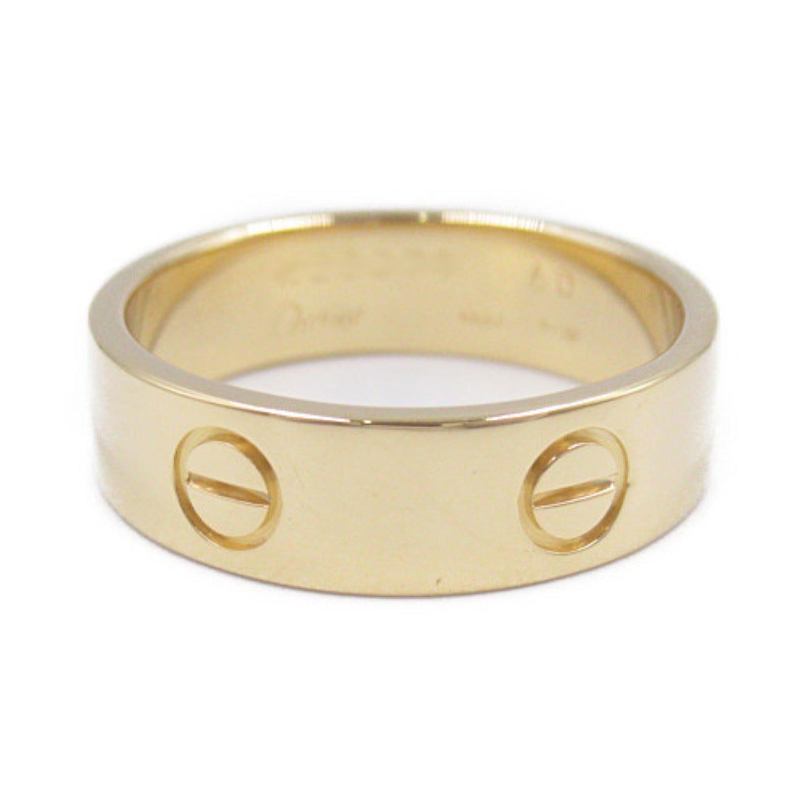 Cartier Love Ring K18 Yellow Gold Jewelry