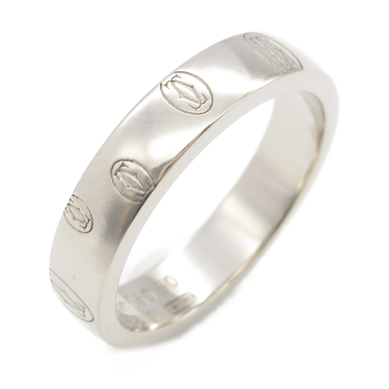 Cartier Happy Birthday Ring K18WG Silver B4050950