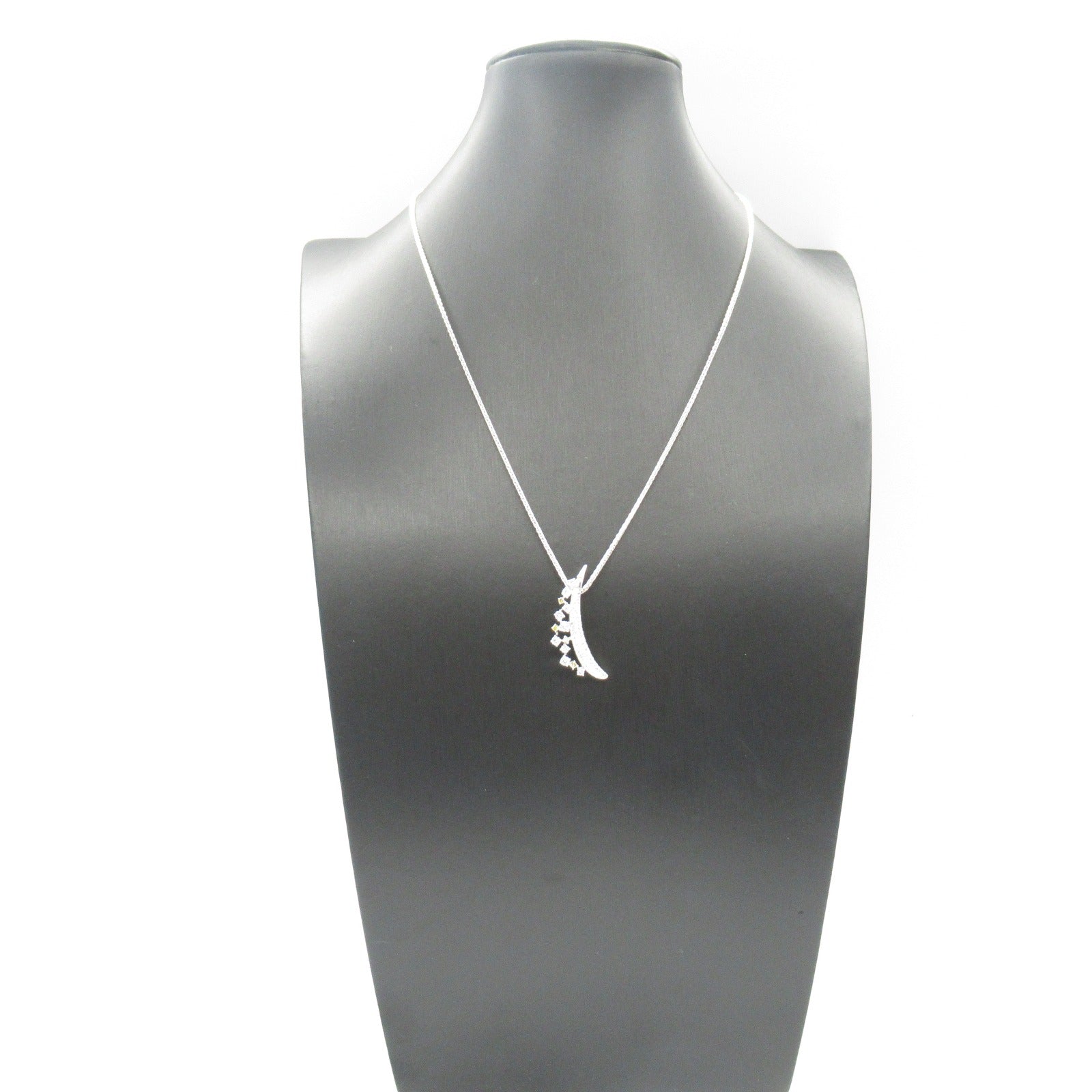 Tasaki Diamond Necklace K18WG White Gold