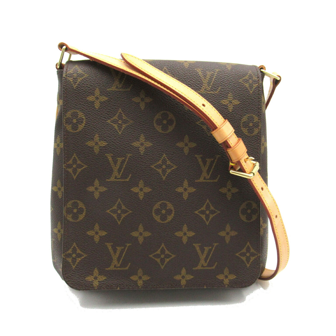 Louis Vuitton Musette Salsa Short Shoulder Bag Brown