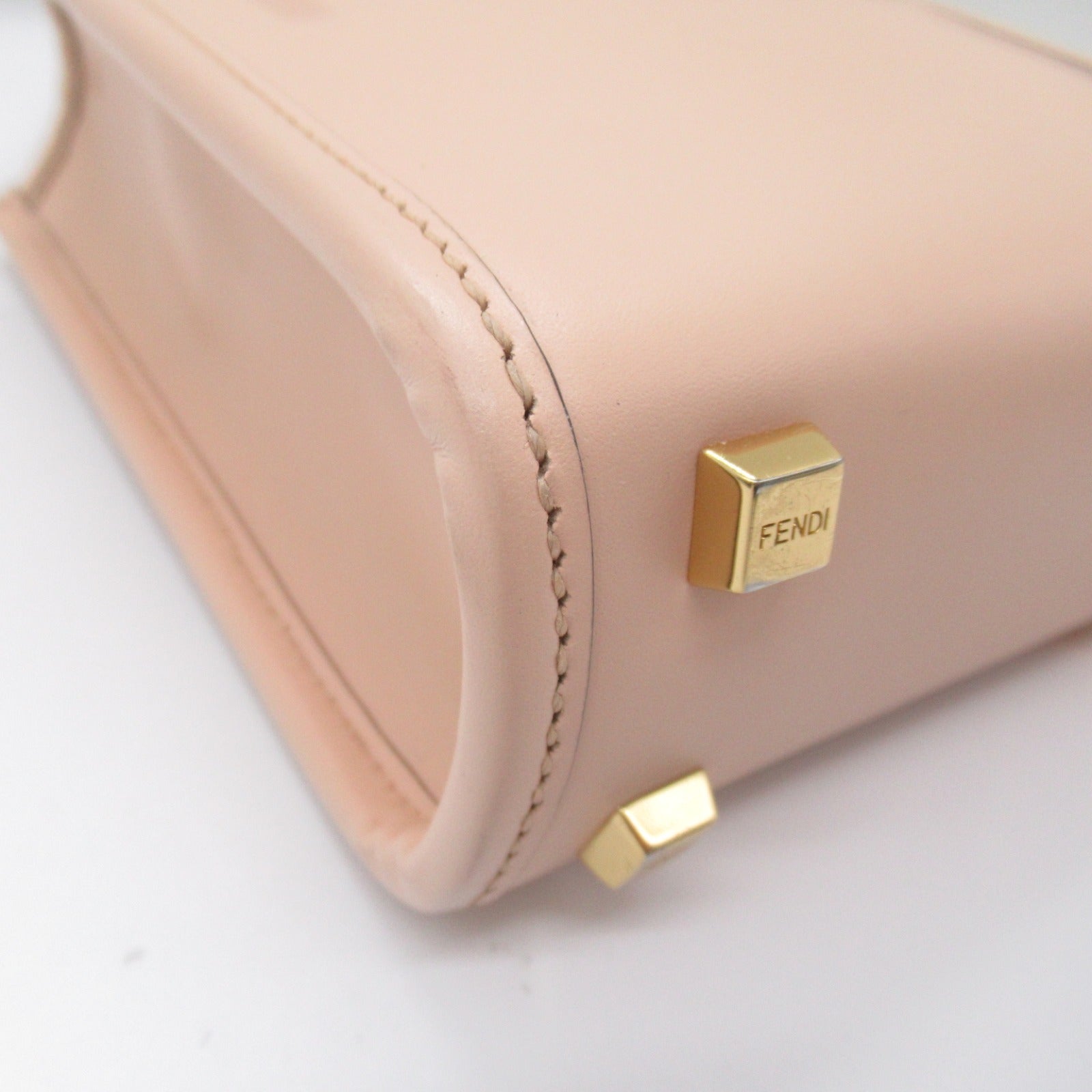 Fendi Leather Sunshine Shopper Shoulder Bag