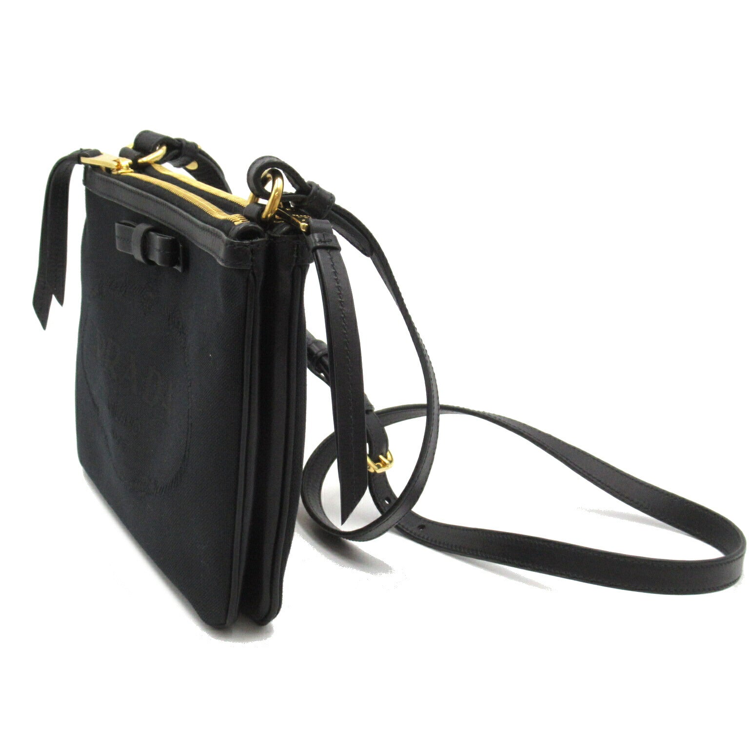 Prada Canvas Shoulder Bag 1BH046