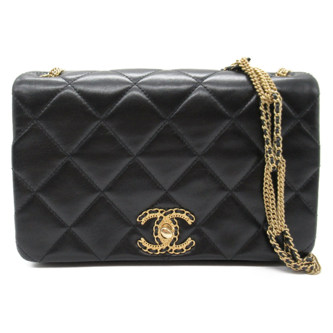 Chanel Lambskin CHANEL19 Chain Shoulder Bag