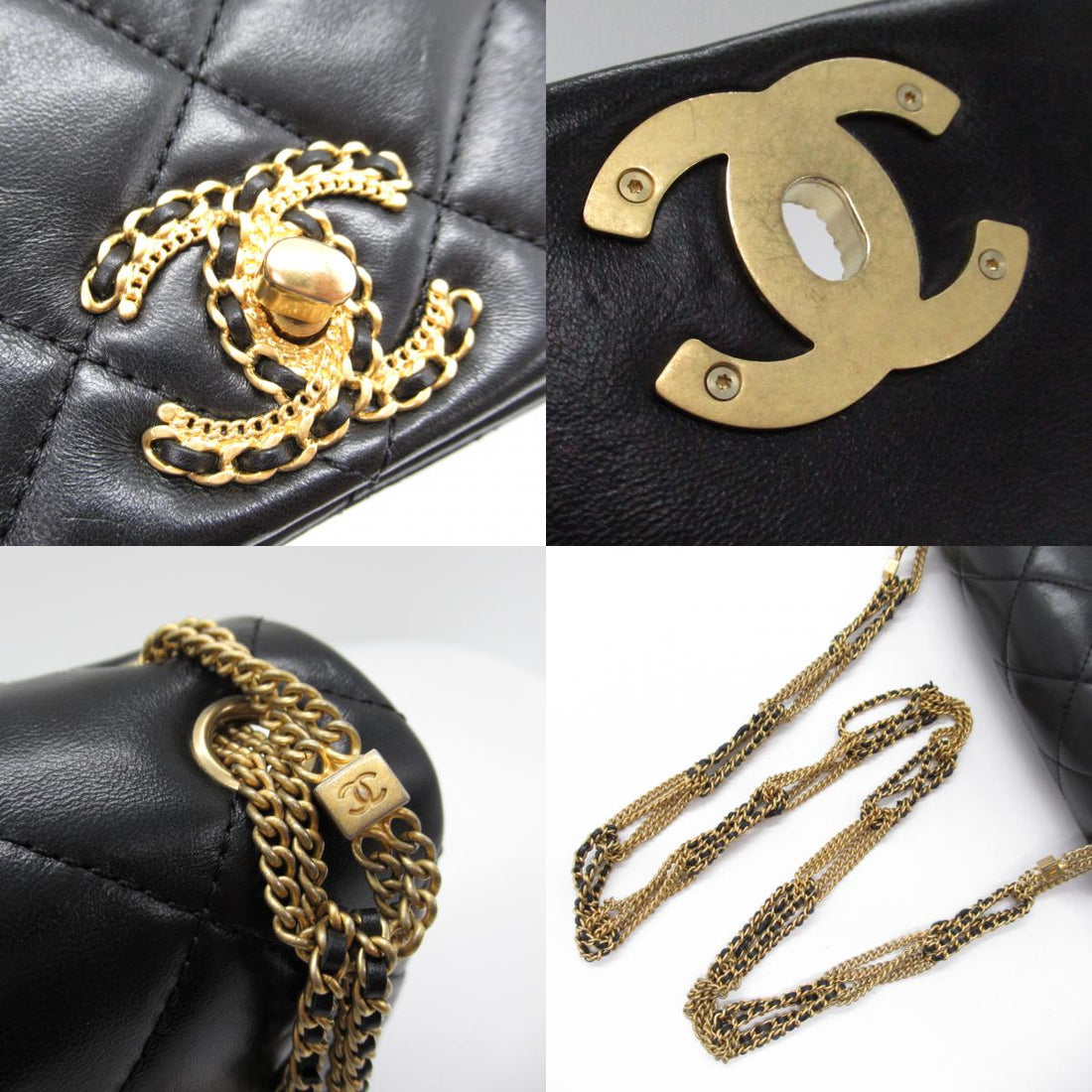 Chanel Lambskin CHANEL19 Chain Shoulder Bag