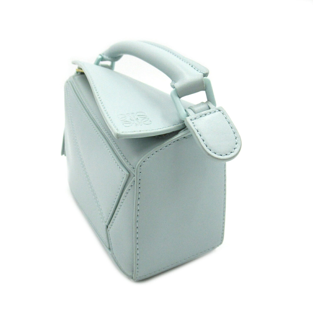 Loewe Mini Puzzle 2way Shoulder Bag Blue