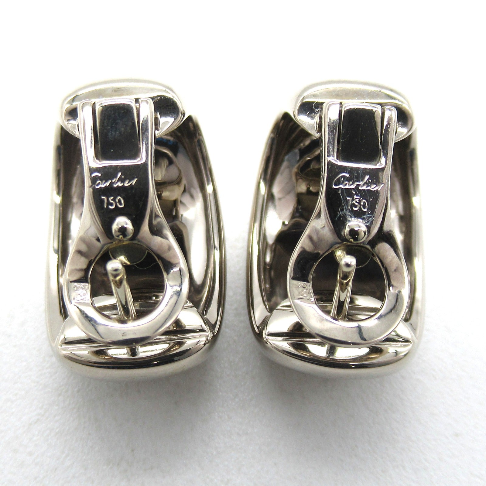 Cartier Nouvelle Vague Earrings K18WG White Gold