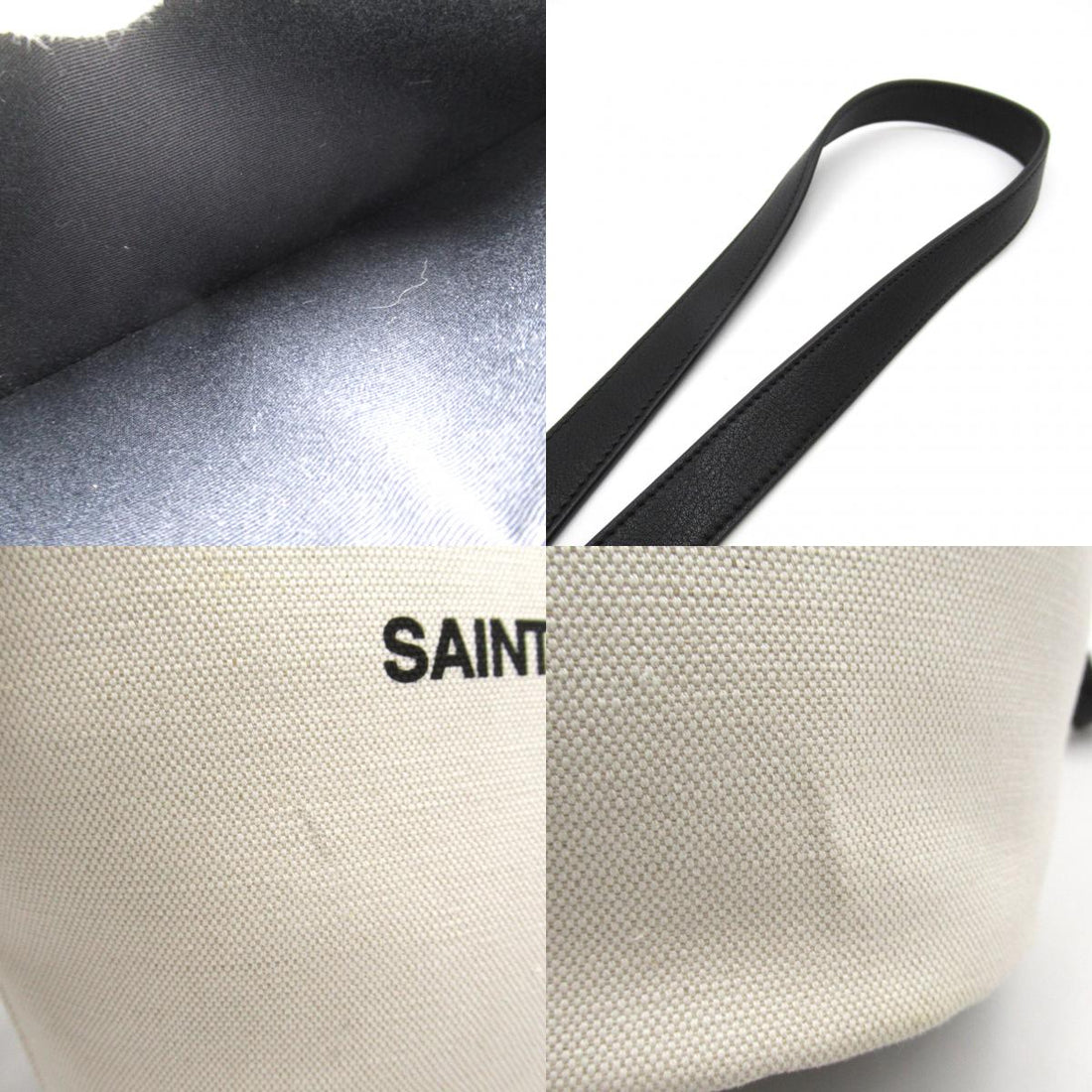 Yves Saint Laurent Canvas Leather Shoulder Bag