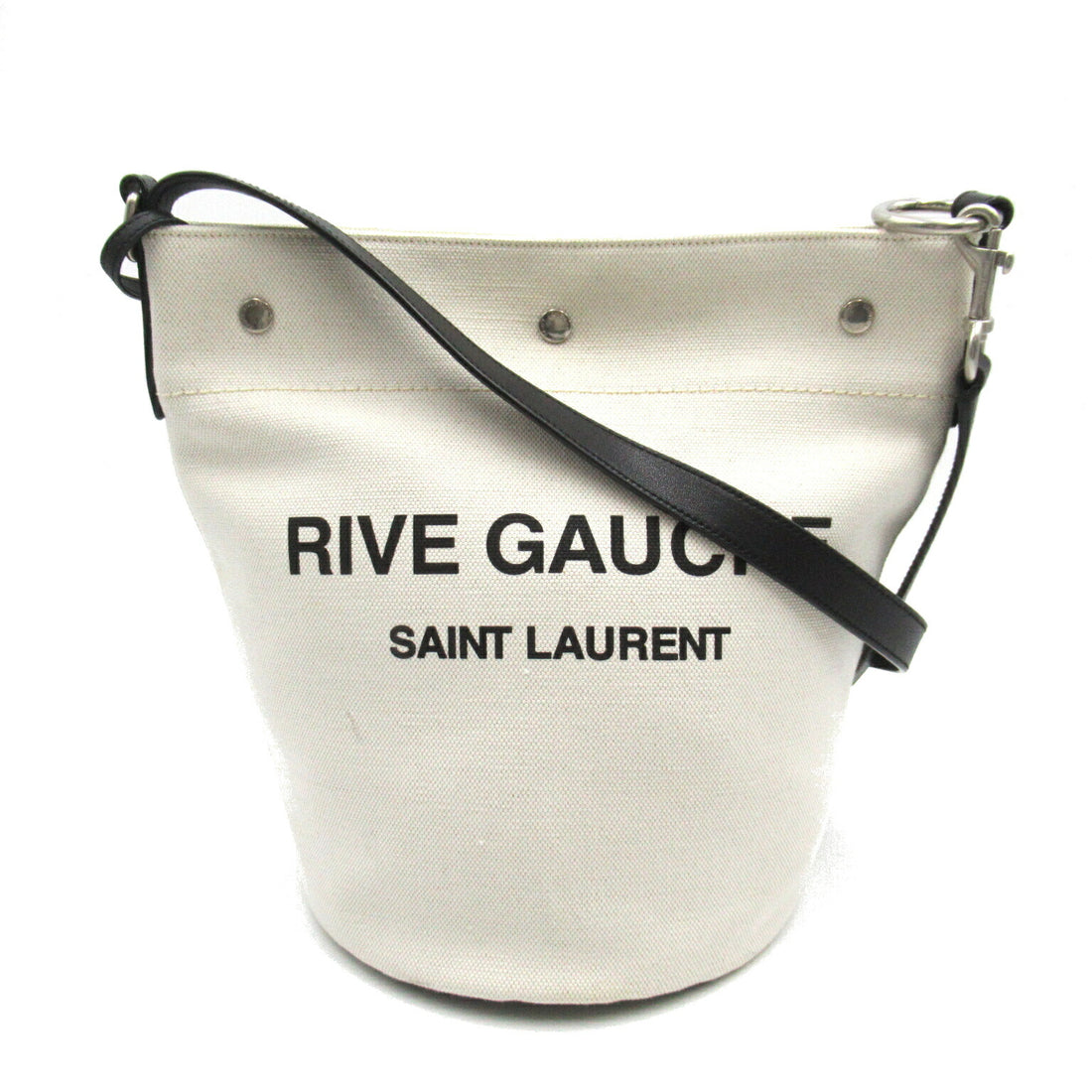 Yves Saint Laurent Canvas Leather Shoulder Bag