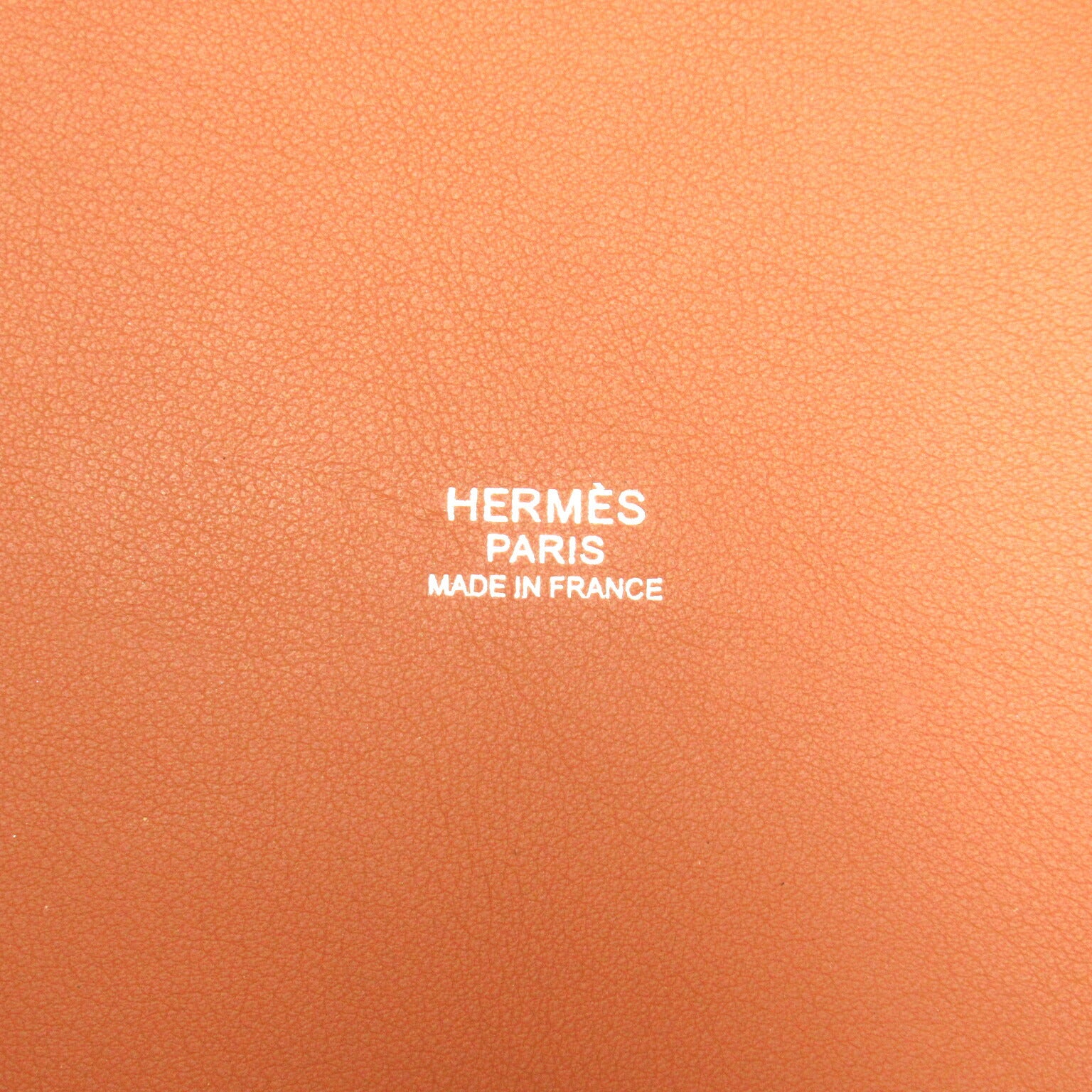 Hermes H Ambie GM Canvas Leather Tote Bag