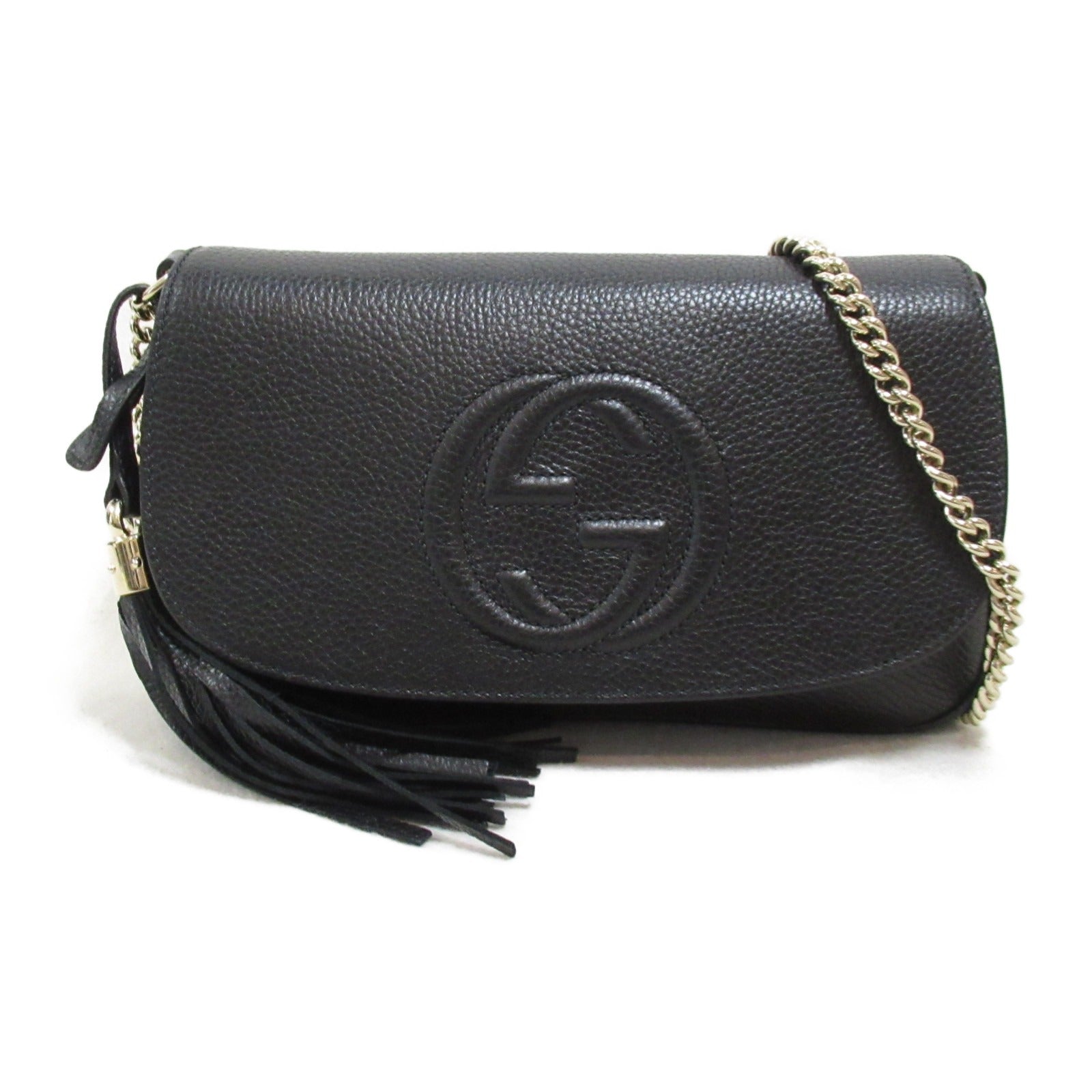 Gucci Leather Chain Shoulder Bag 536224