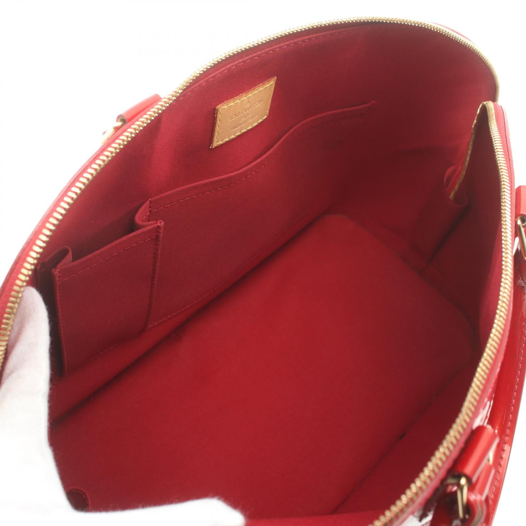 Louis Vuitton Vernis Alma GM Leather Handbag M93596