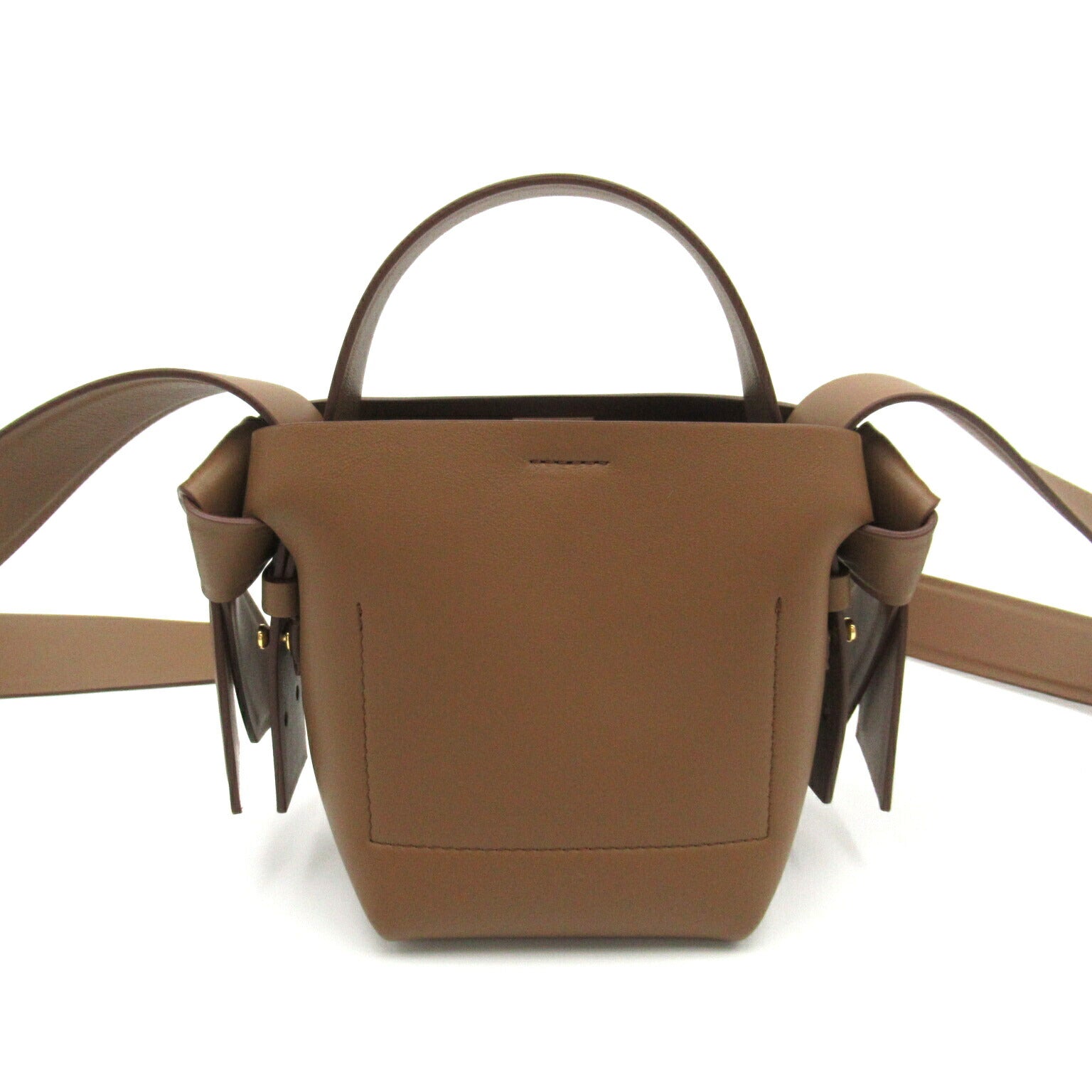 ACNE Leather 2way Shoulder Bag Brown