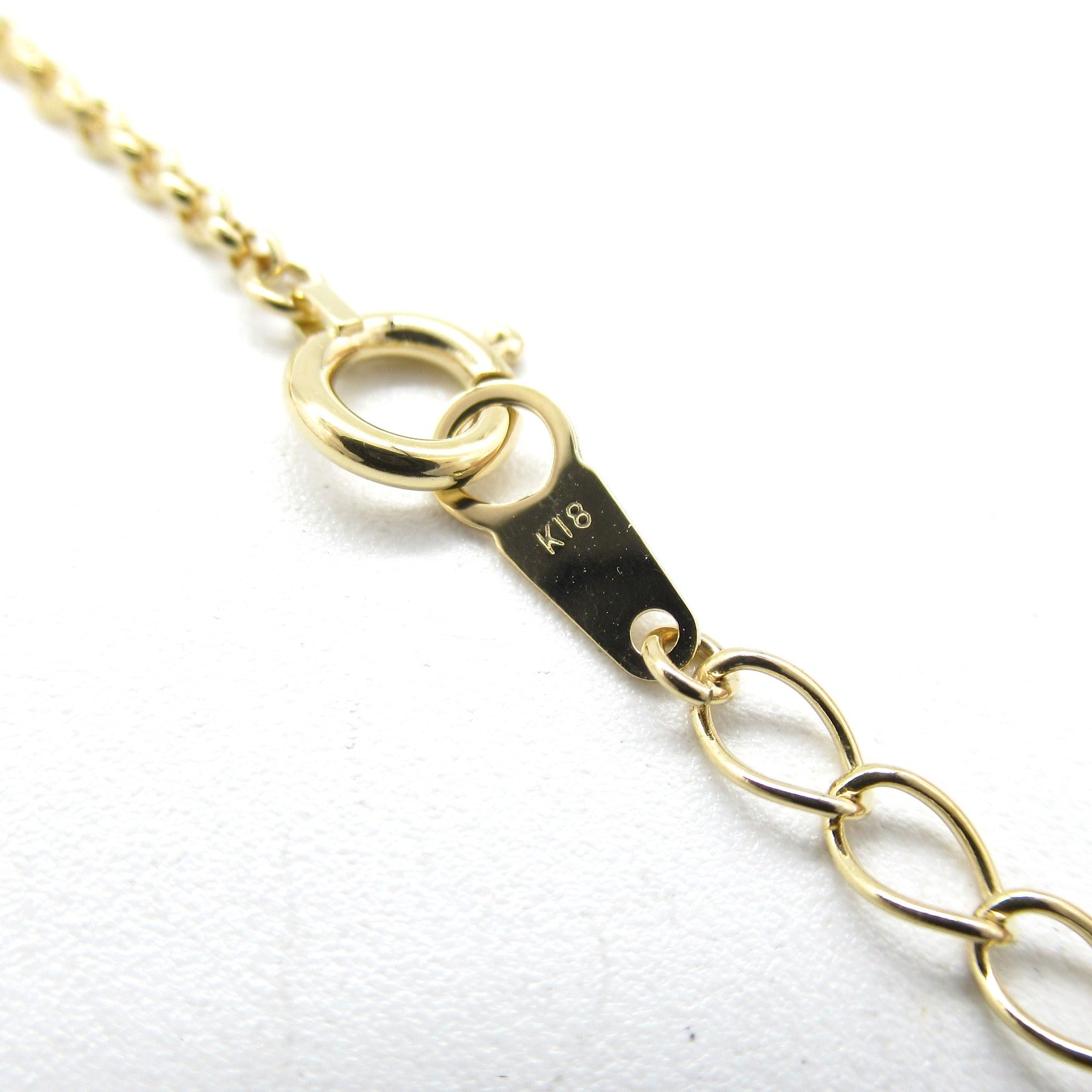 Tasaki Pearl Diamond K18 Yellow Gold Necklace