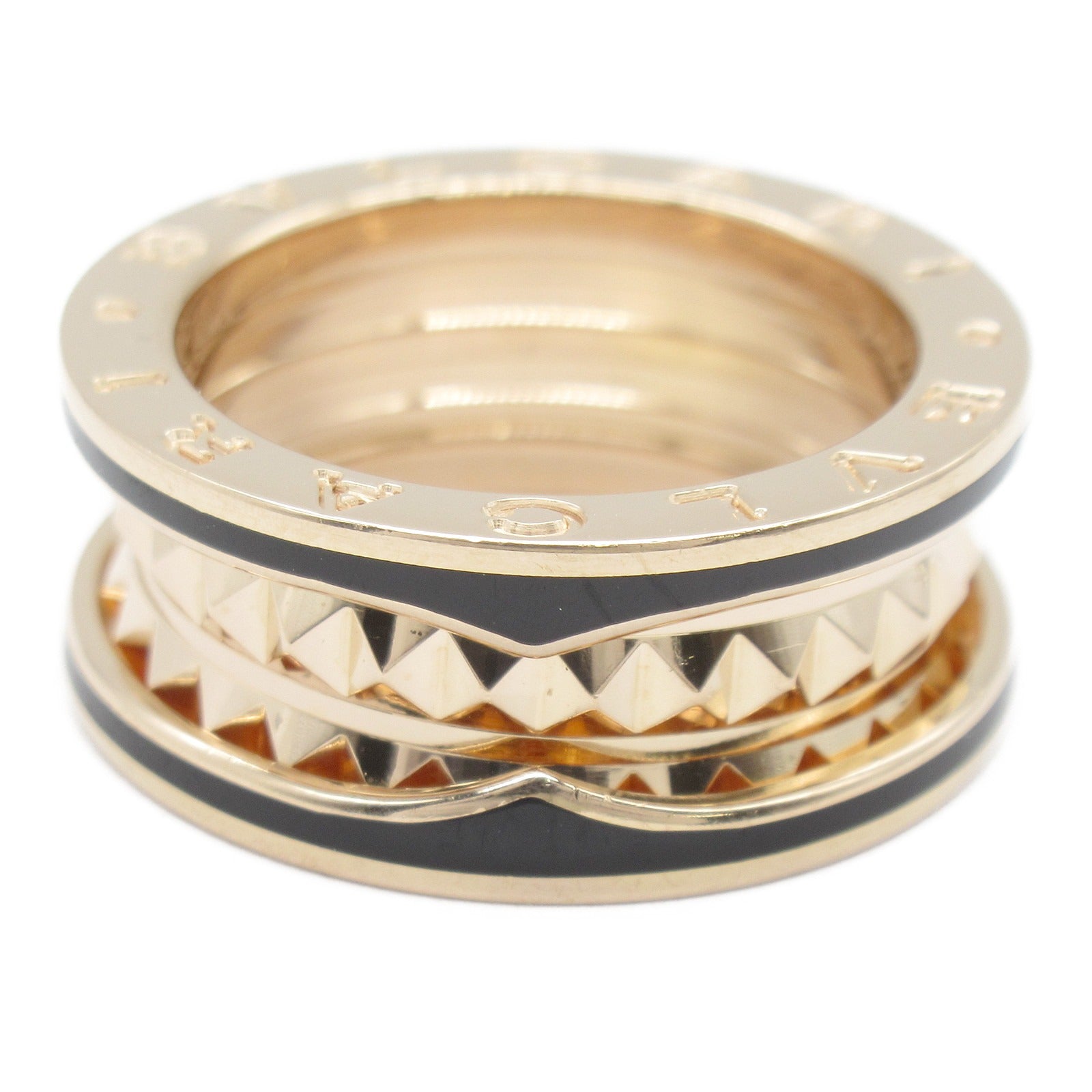 Bvlgari B-zero1 Rock Ring K18PG Ceramic