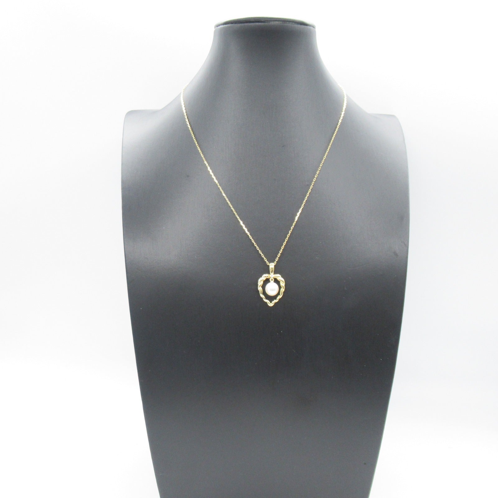 Tasaki Pearl Diamond Necklace K18 Yellow Gold