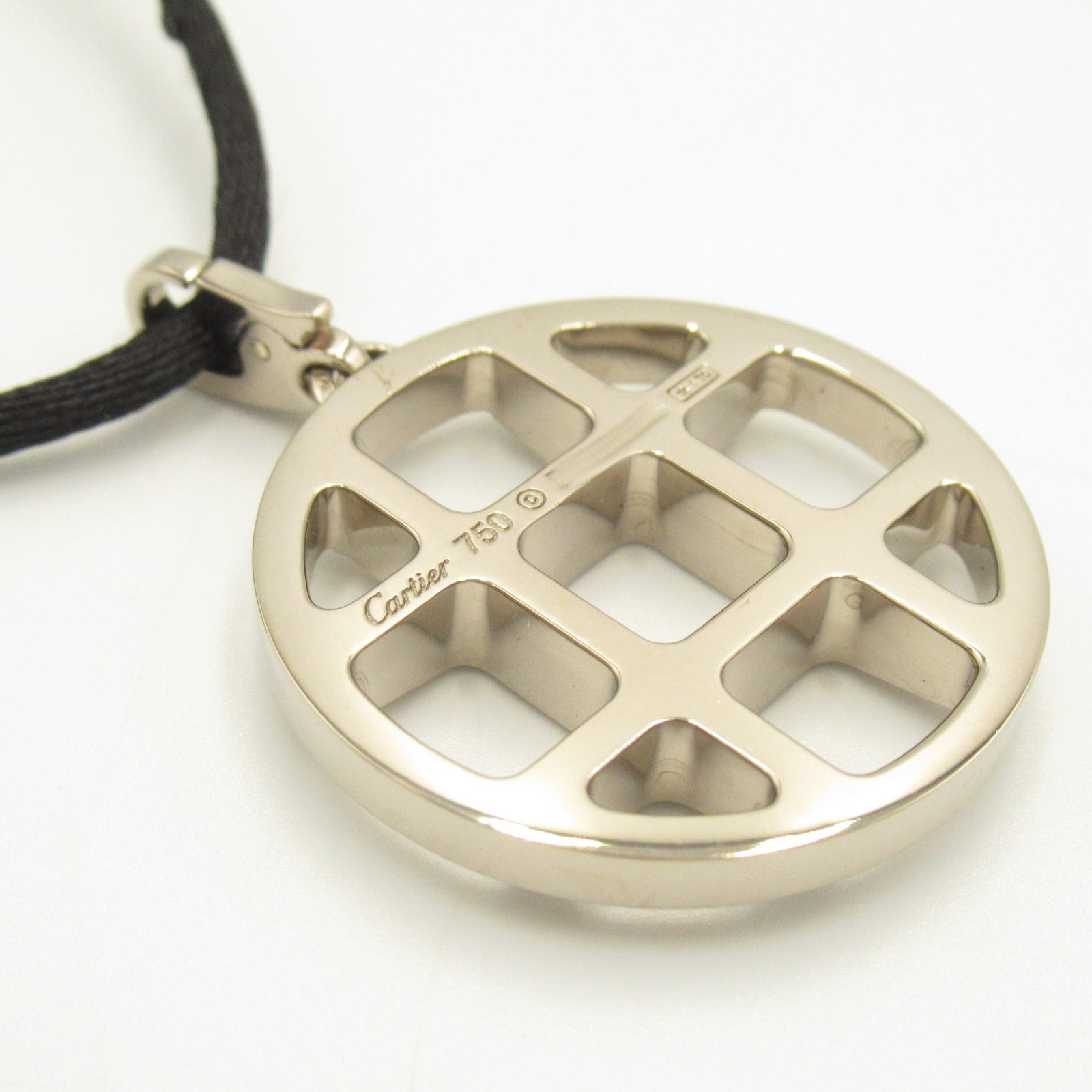 Cartier Pasha Grid Necklace K18WG White Gold