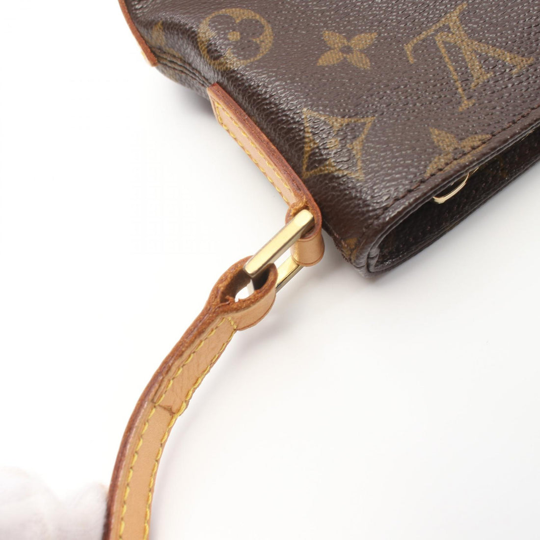 Louis Vuitton Trotter Shoulder Bag Monogram Brown