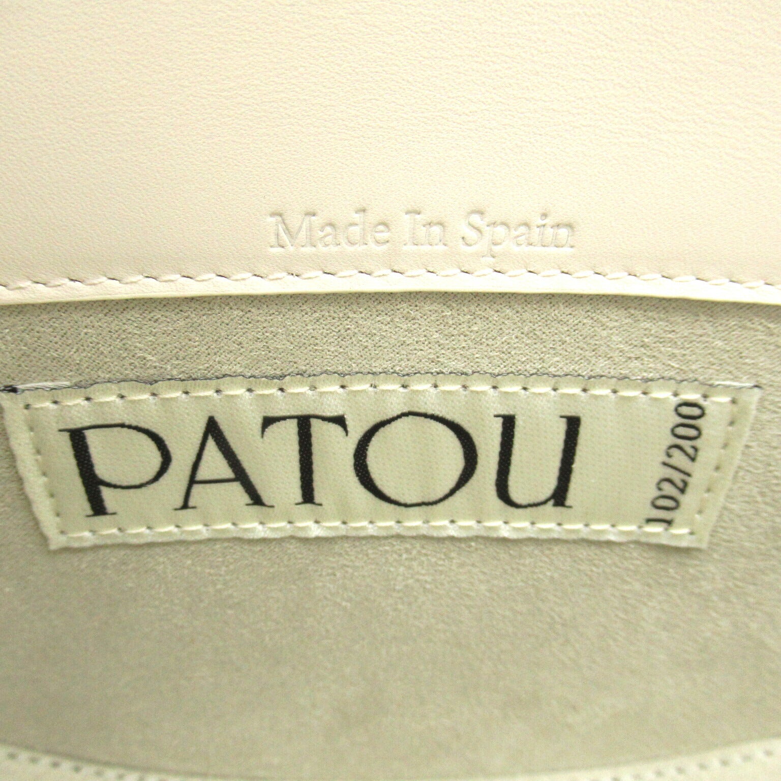 PATOU Calf Leather Shoulder Bag White