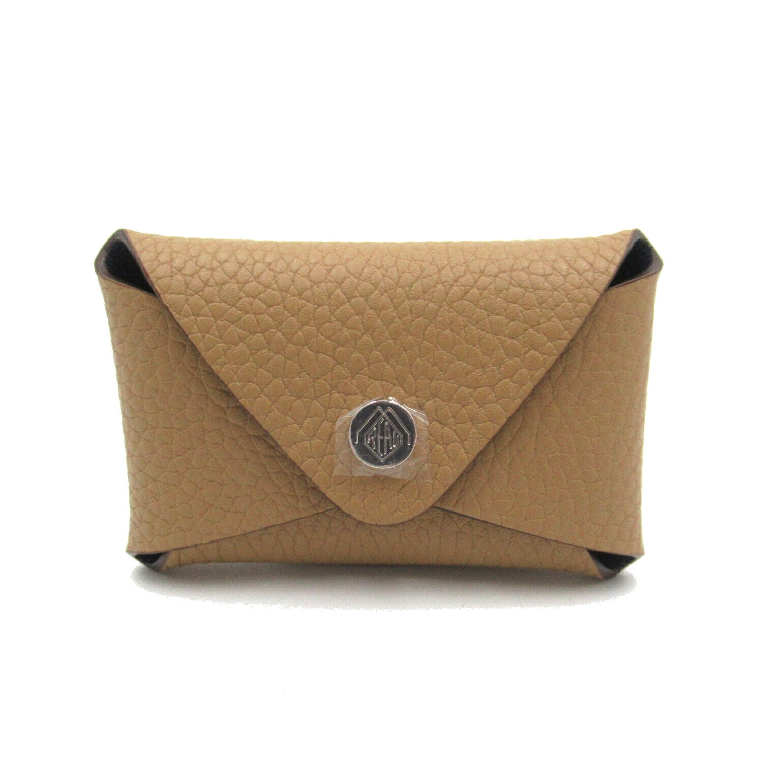 MOREAU PARIS Leather Coin Case Beige