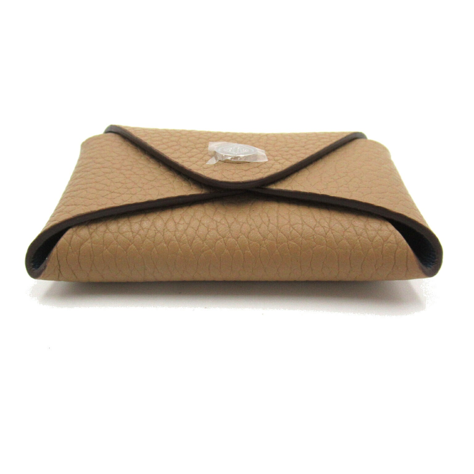 MOREAU PARIS Leather Coin Case Beige