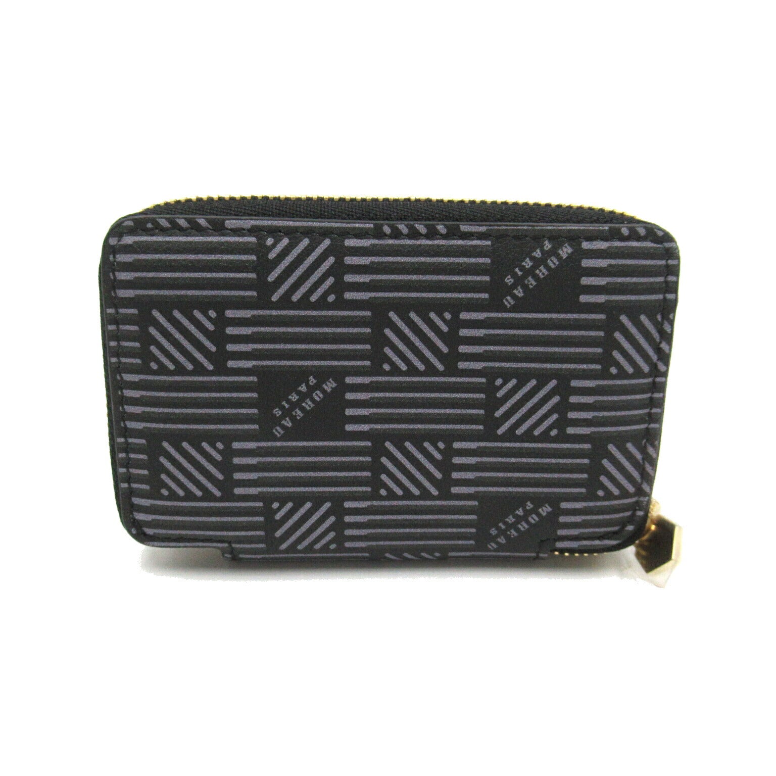 MORABITO Coin Case Leather Black/Gray