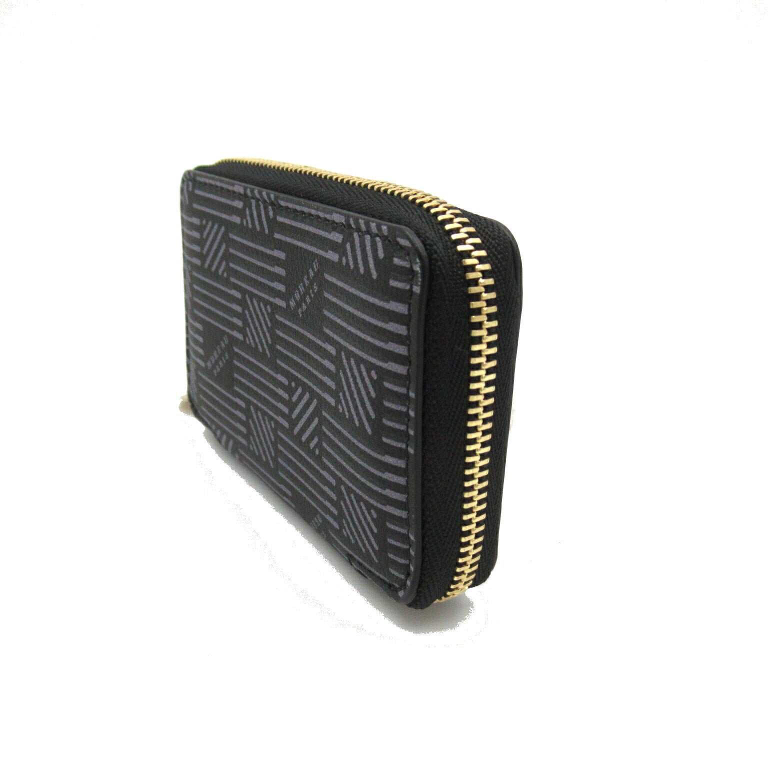 MORABITO Coin Case Leather Black/Gray