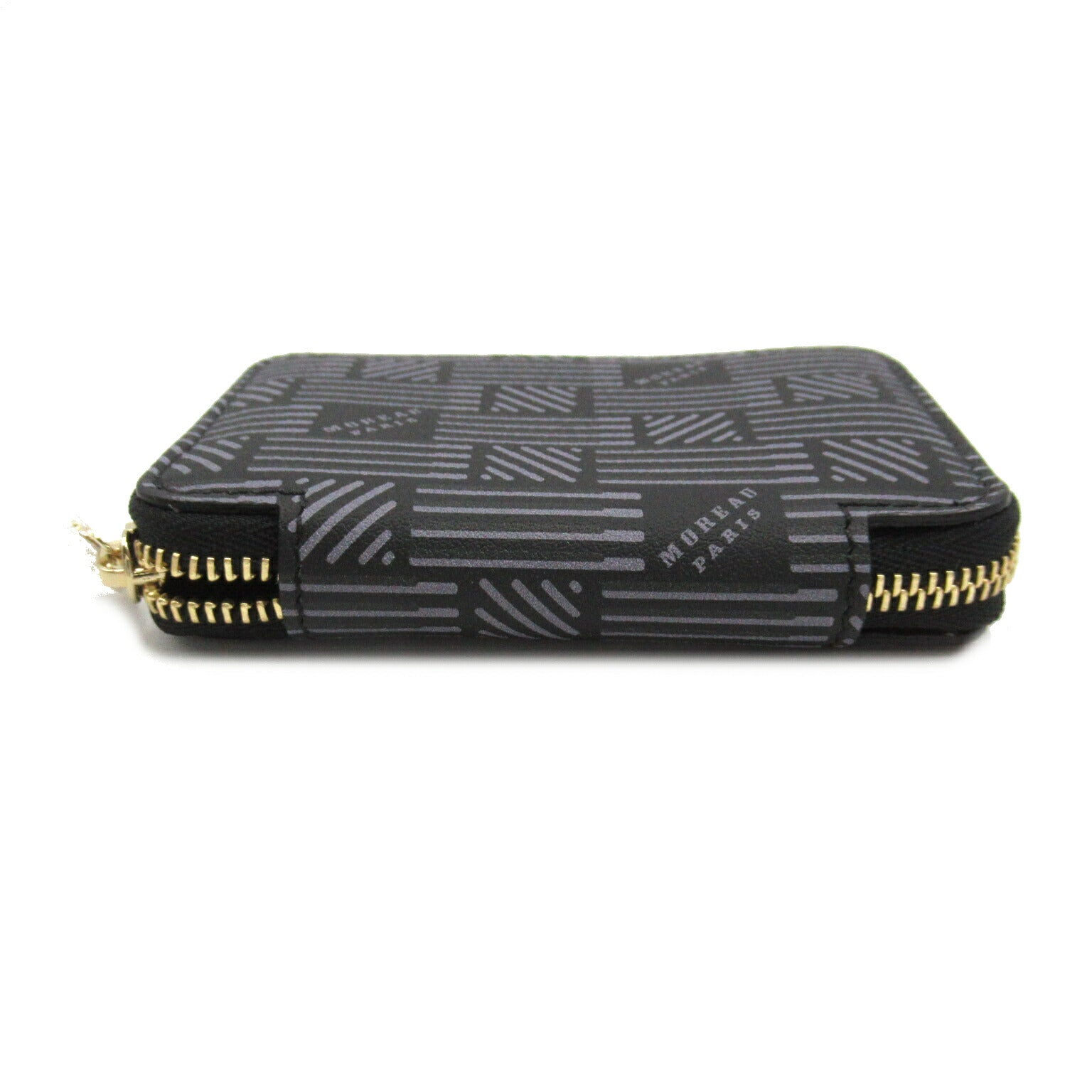 MORABITO Coin Case Leather Black/Gray