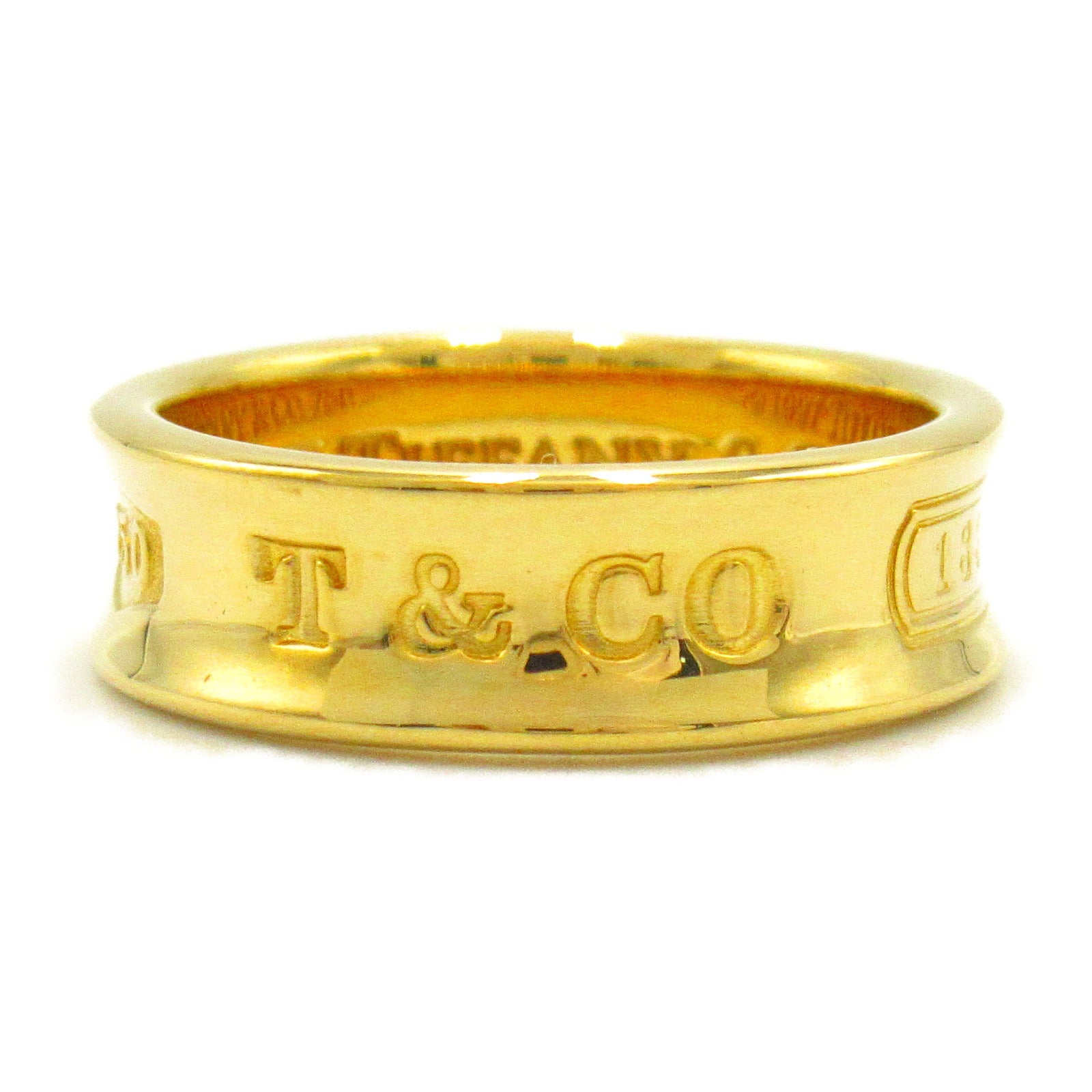 Tiffany & Co 1837 Ring K18 Yellow Gold