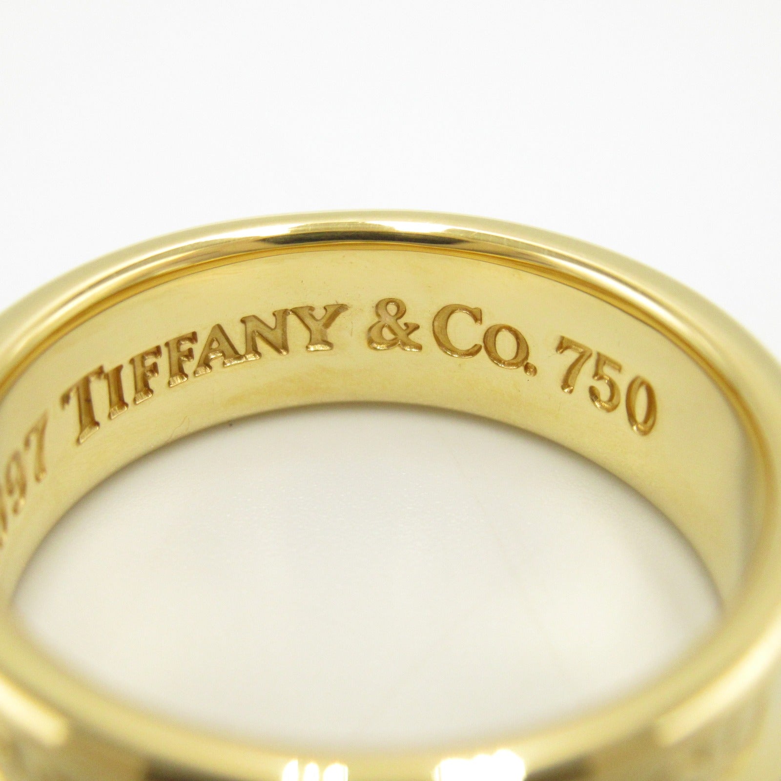 Tiffany & Co 1837 Ring K18 Yellow Gold