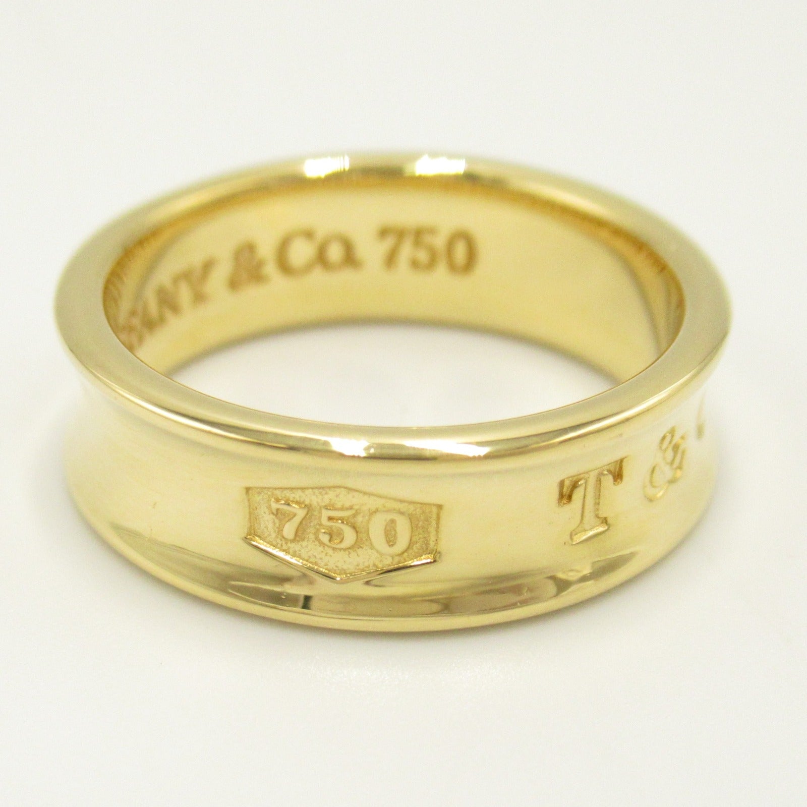 Tiffany & Co 1837 Ring K18 Yellow Gold