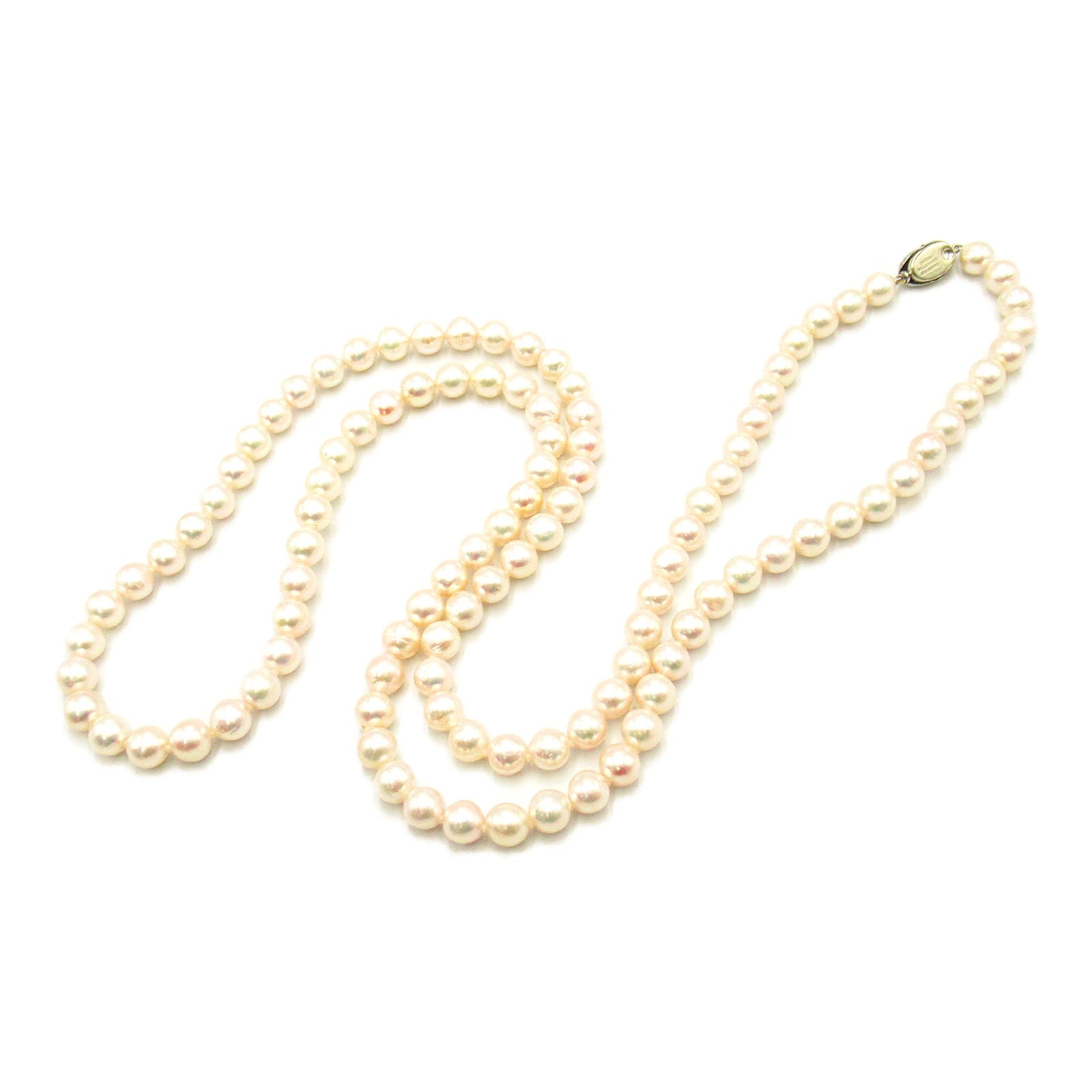 Jewelry Pearl Necklace SV White