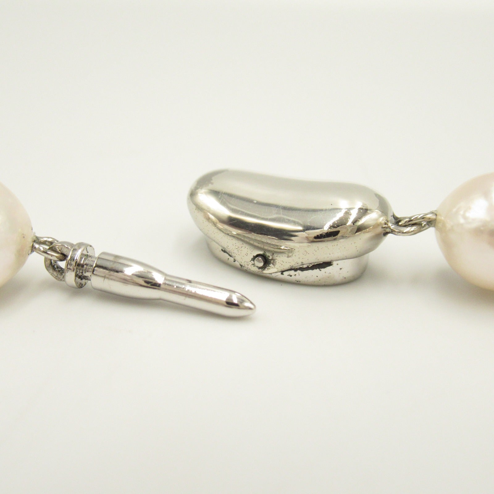 Jewelry Pearl Necklace SV White