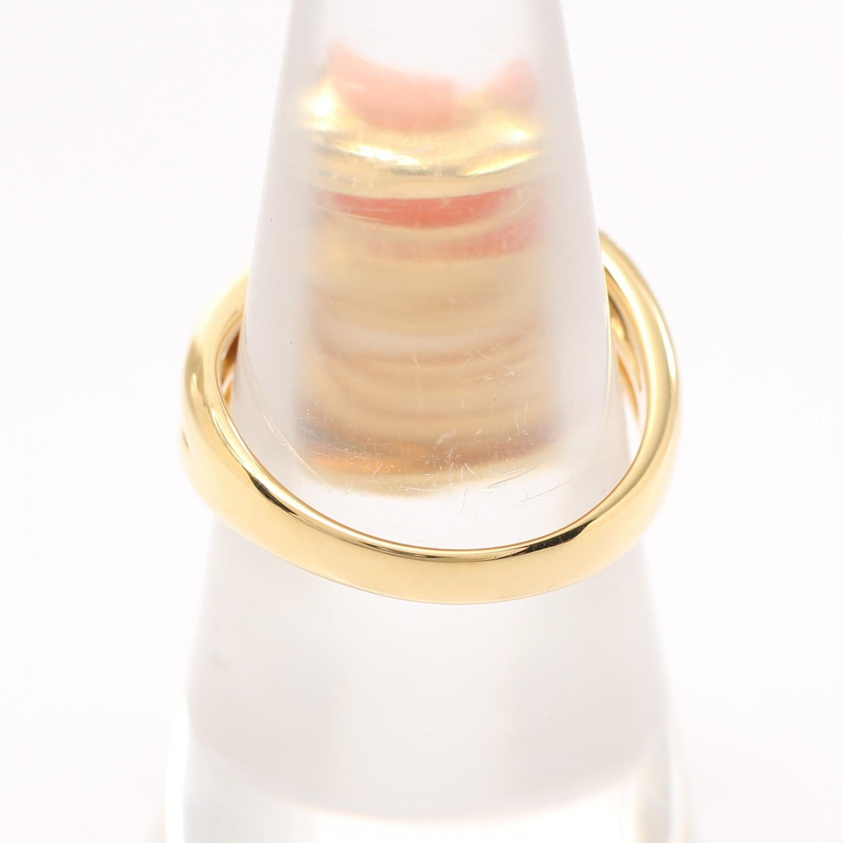 Tasaki K18 Gold Diamond Coral Shell Ring