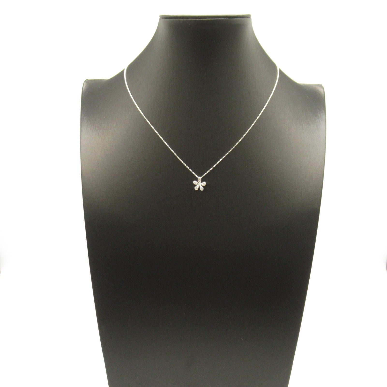 Vendome Aoyama Diamond Necklace K18WG White Gold