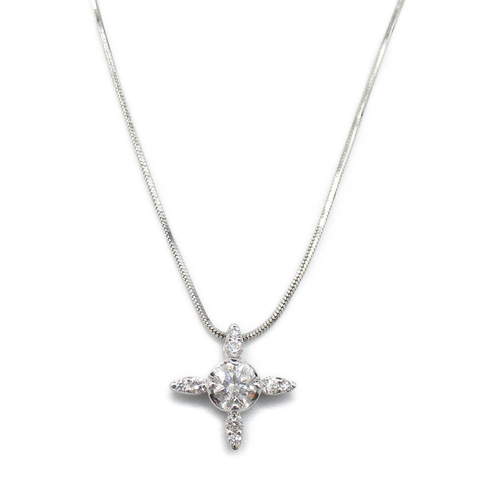 Vendome Aoyama Diamond Necklace Platinum